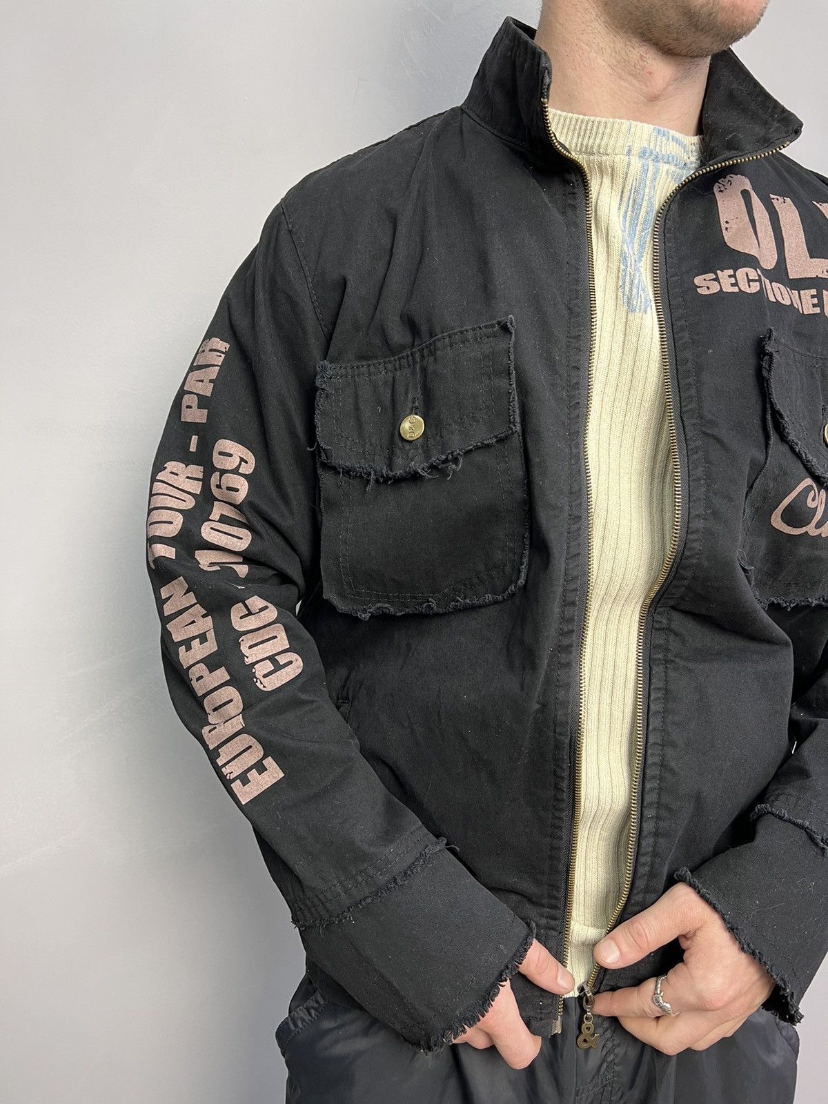 Hysteric Glamour × Junya Watanabe VT Avant Garde Diesel Dolce Gabbana Style Italy Jacket 90s Size US L / EU 52-54 / 3 - 3 Thumbnail