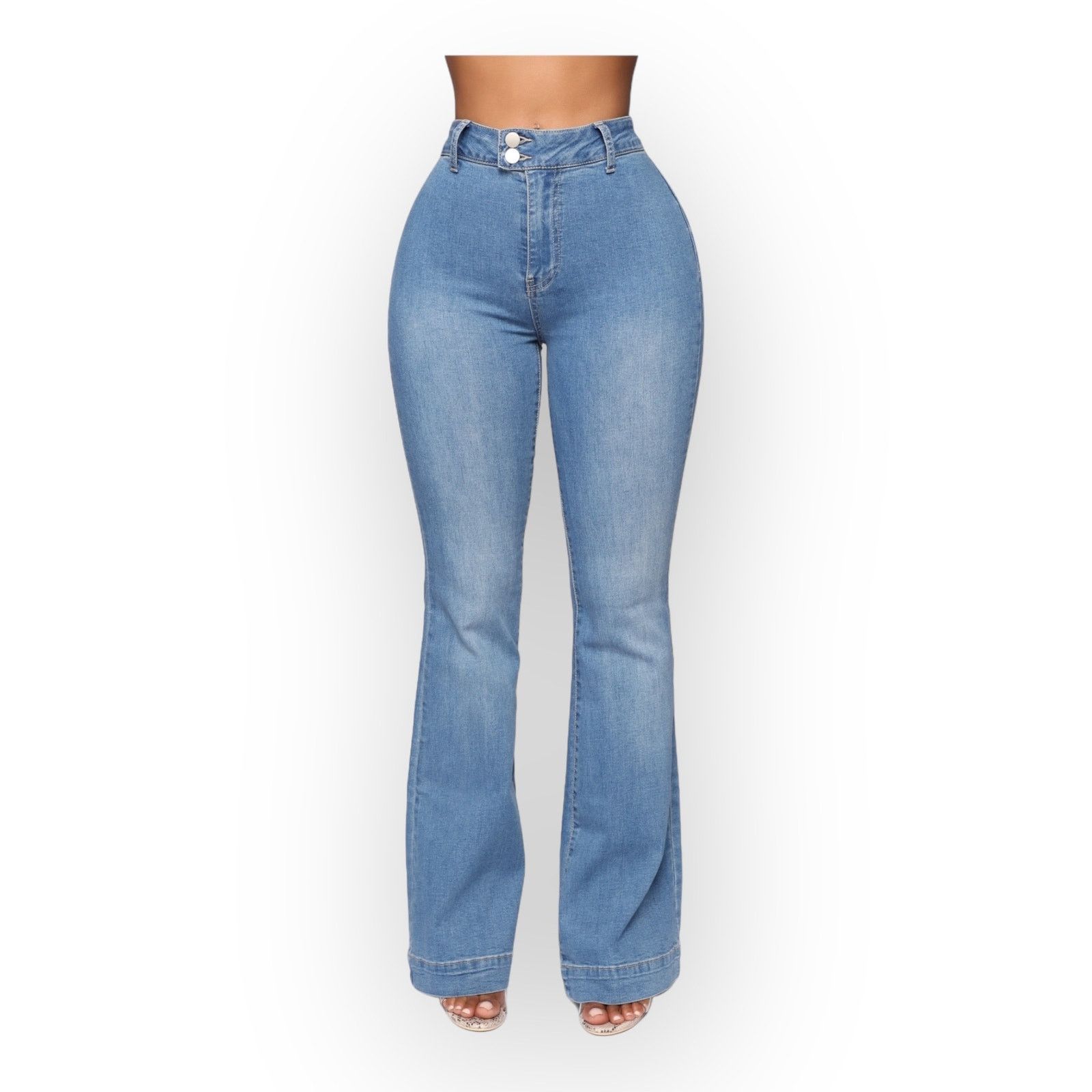 Kohl's Fashion Nova Paige High Rise Flared Jeans Size 29" - 1 Thumbnail