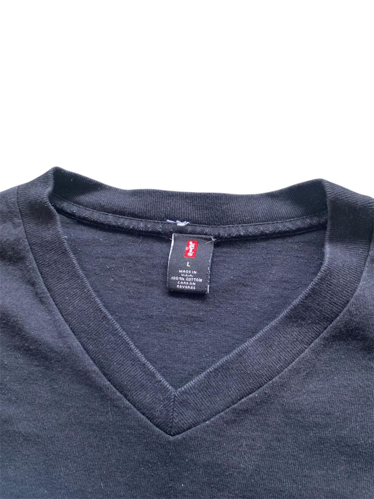 Band Tees × Vintage Vintage 90s Massive Attack Mezzanine V-Neck Tee Size US L / EU 52-54 / 3 - 3 Thumbnail