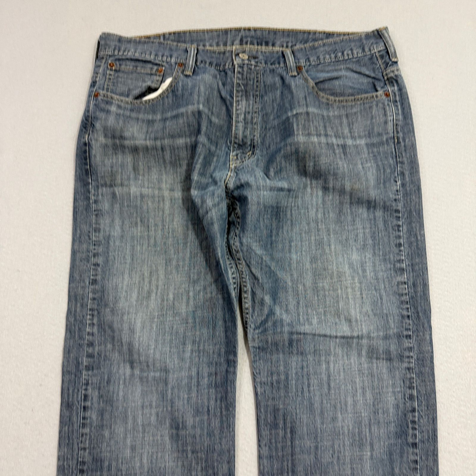 Levi's Vintage Levis 569 Loose Fit Jeans Men's 38x30 Blue y2k Baggy Size US 38 / EU 54 - 2 Thumbnail