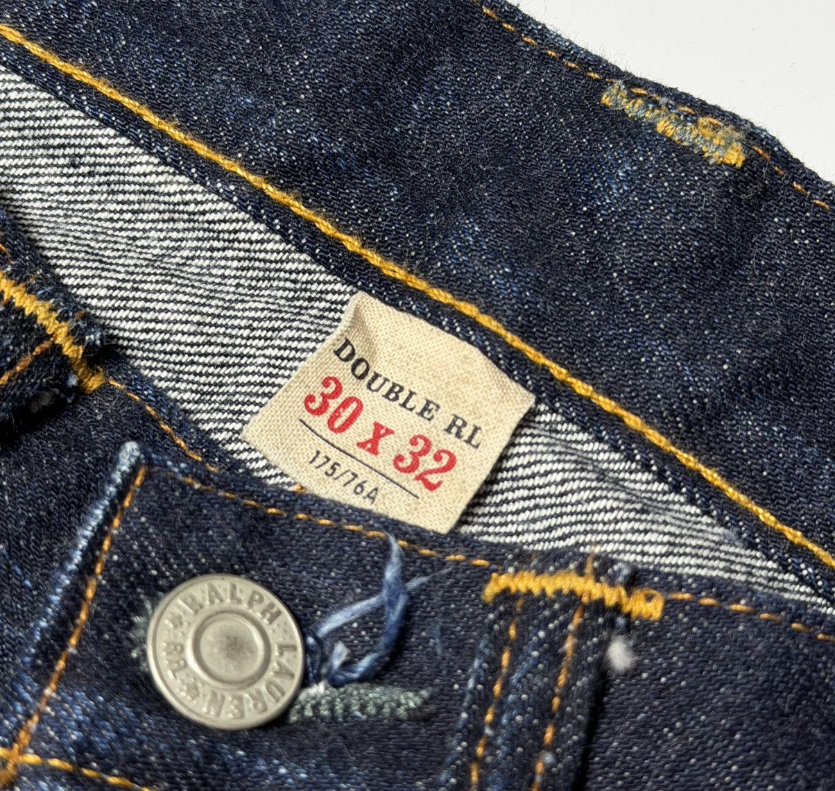 RRL Ralph Lauren RRL - Japan Indigo Selvedge Jeans Size US 30 / EU 46 - 14 Thumbnail