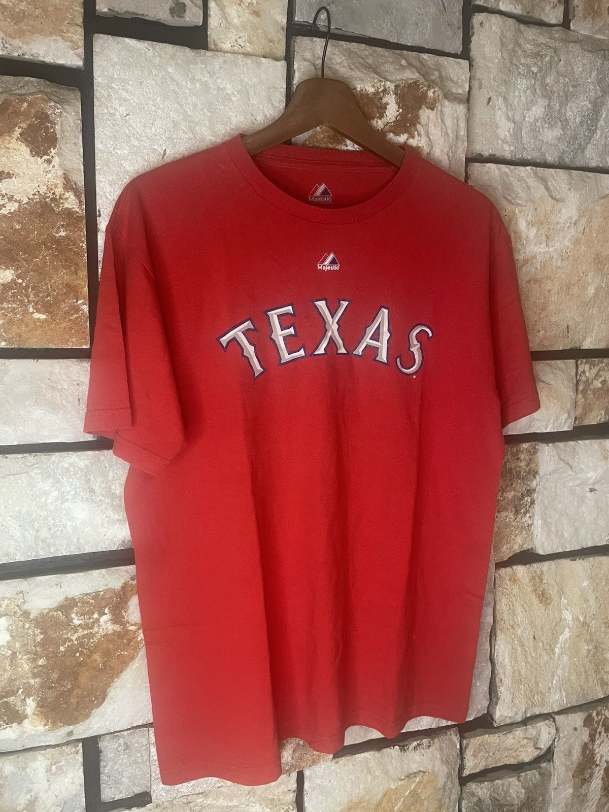 MLB Vintage Texas Rangers Baseball Tee x Majestic Size US M / EU 48-50 / 2 - 3 Thumbnail