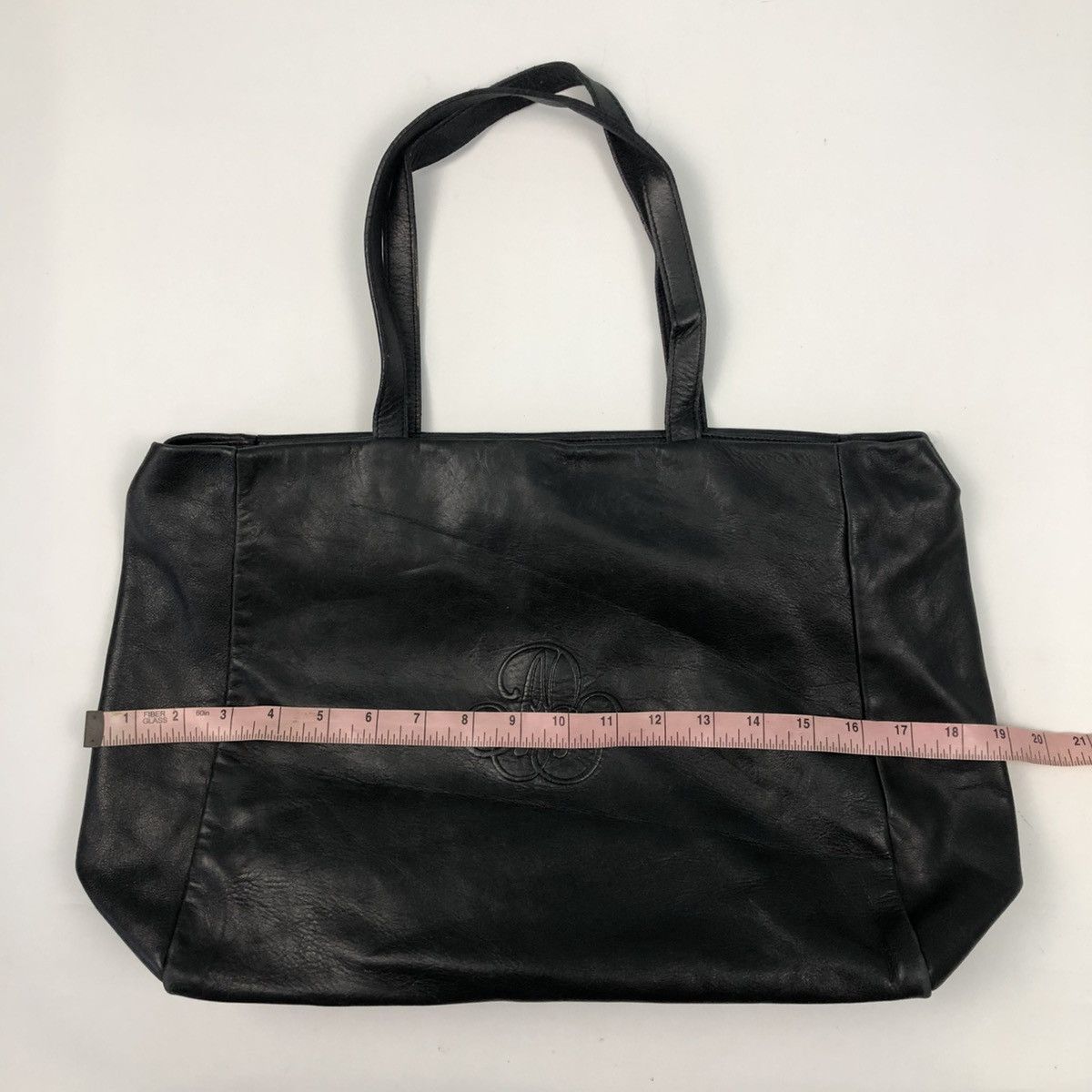 agnes b. AGNES B. FULL LEATHER SHOPPING TOTE BAG Size ONE SIZE - 14 Thumbnail