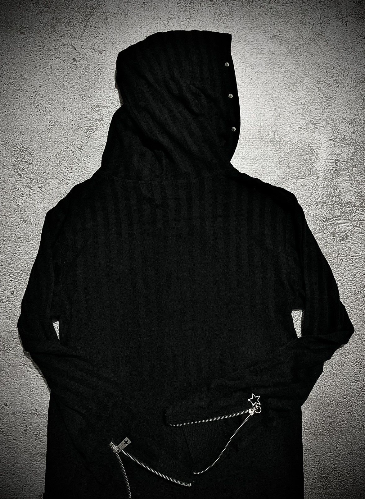 BERNINGS SHO 2000s Bernings Sho Gothic Poem Skull Zip Hoodie Size US M / EU 48-50 / 2 - 8 Thumbnail