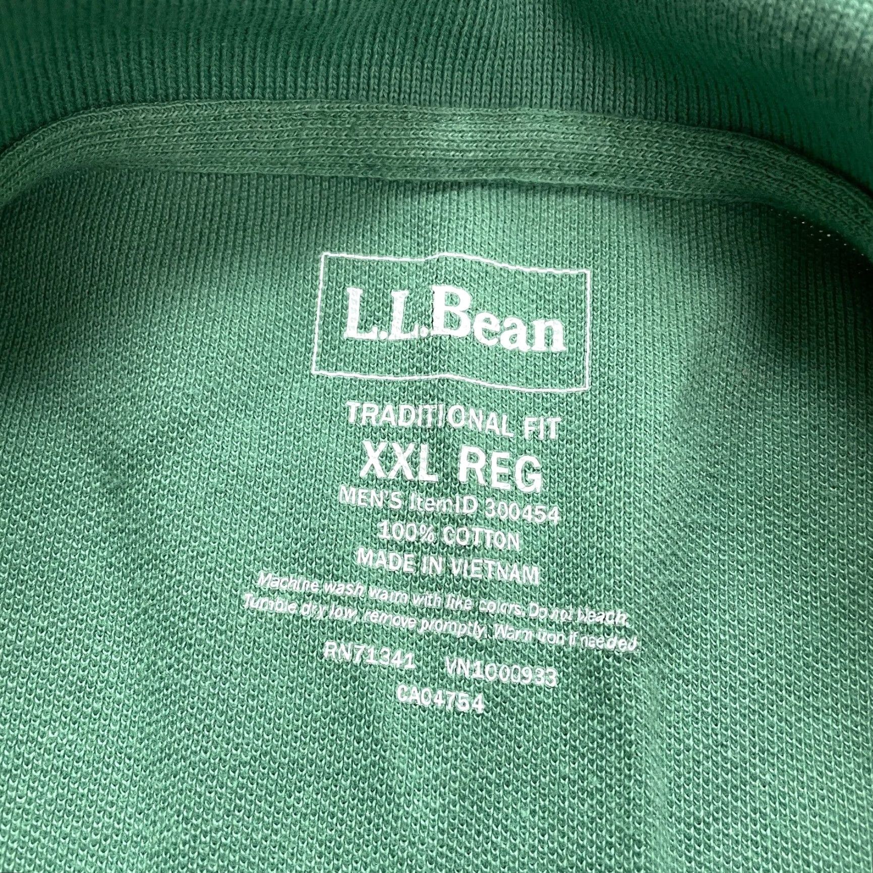 Vintage VINTAGE L.L. Bean Polo Shirt Men XXL Green Casual Activewear Golf Cotton Short Sleeve Size US XXL / EU 58 / 5 - 4 Thumbnail