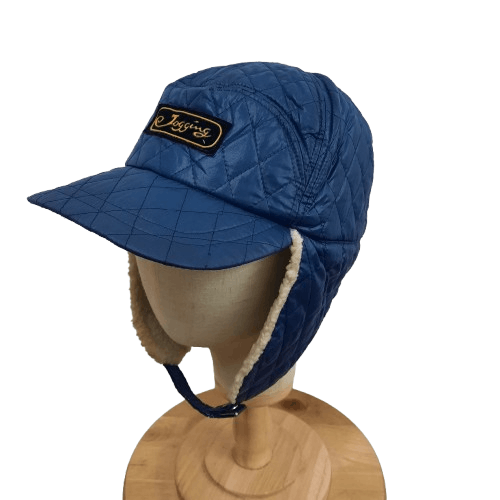 Japanese Brand 🌟 Vintage jogging patch earflap cap Size ONE SIZE - 1 Thumbnail