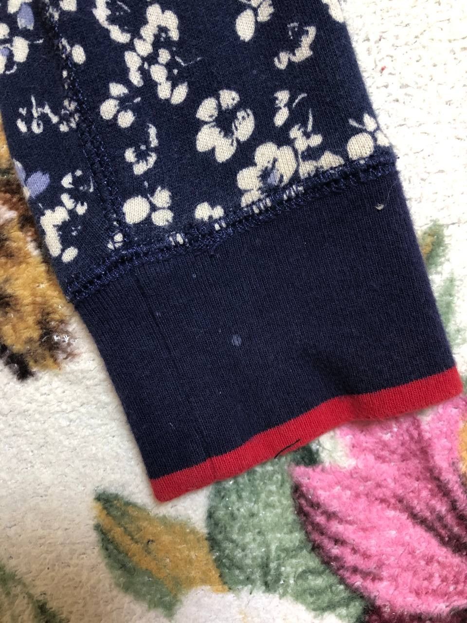 Polo Ralph Lauren Kids Polo Ralph Lauren dark blue micro floral zip up hoodie Size US XS / EU 42 / 0 - 7 Thumbnail