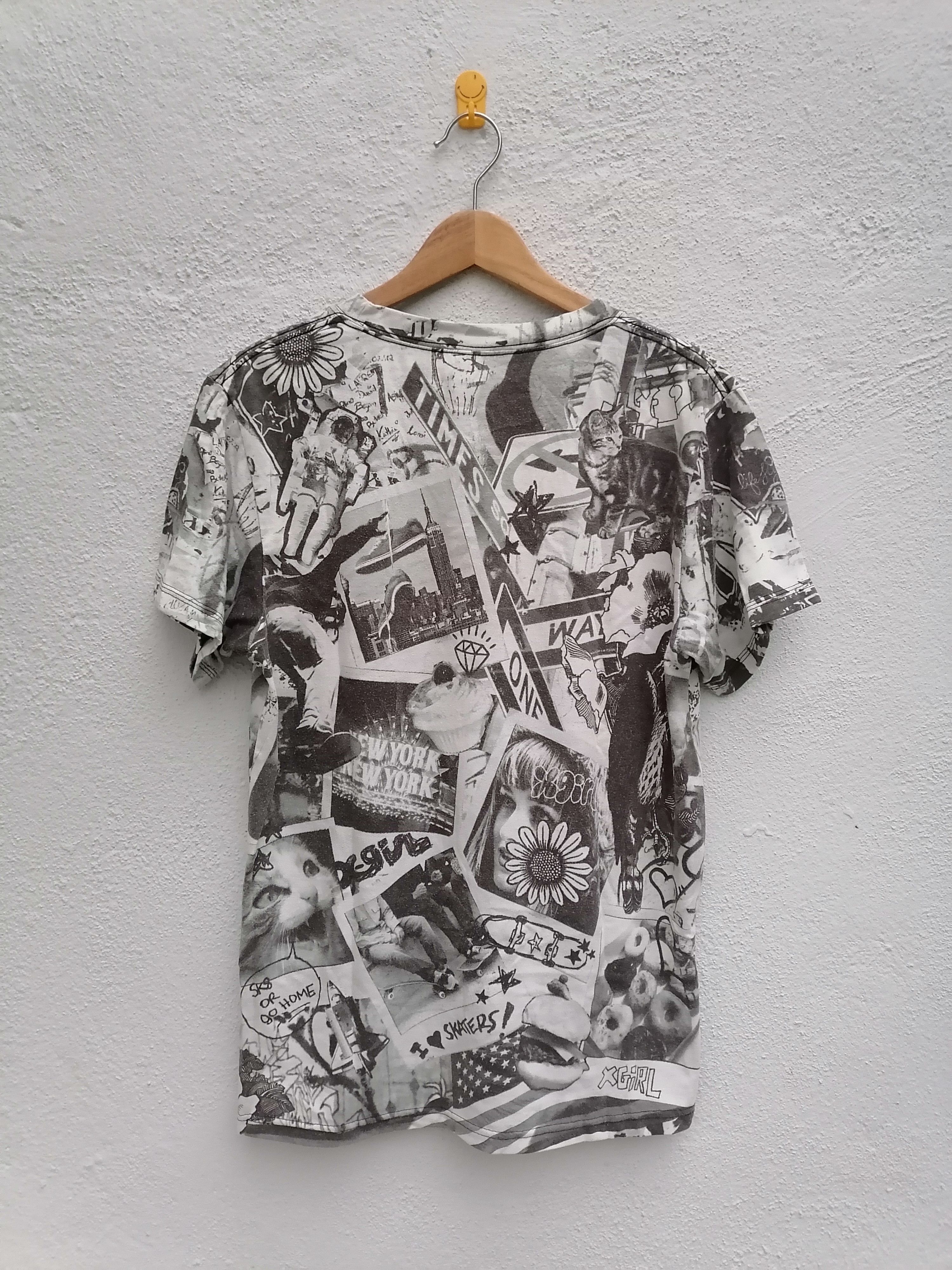 Vintage × Xlarge Over Print X-Girl Skate T-shirt Size US S / EU 44-46 / 1 - 7 Thumbnail
