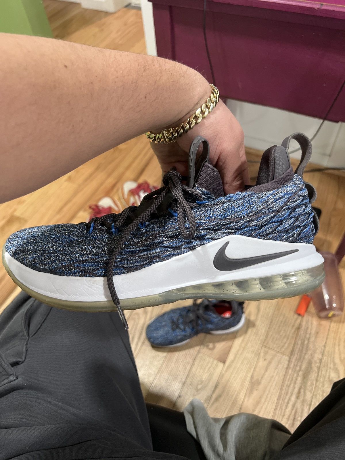 Nike Nike Lebron 15 Low “Signal Blue” Size US 10.5 / EU 43-44 - 2 Thumbnail