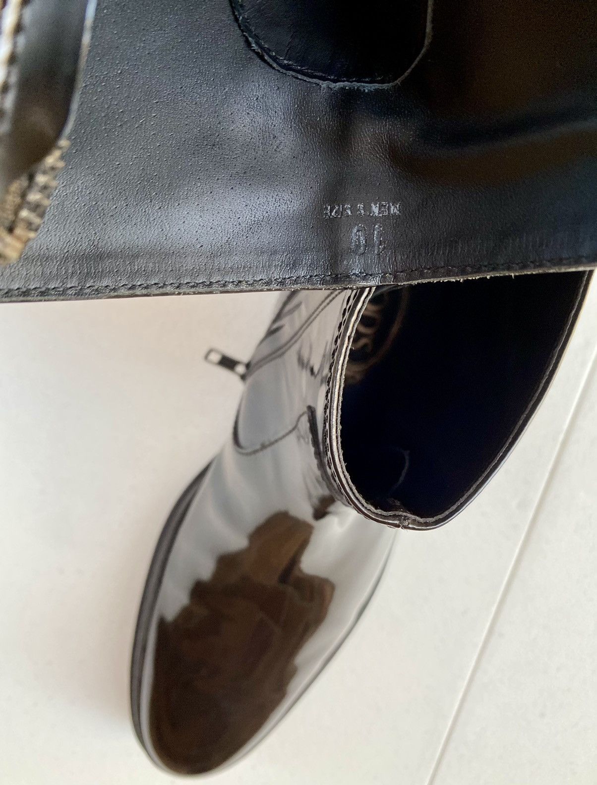 Tod's Tod’s 🇮🇹 blk naplak leather spencer motorcycle boots 11 NEW Size US 11 / EU 44 - 9 Thumbnail