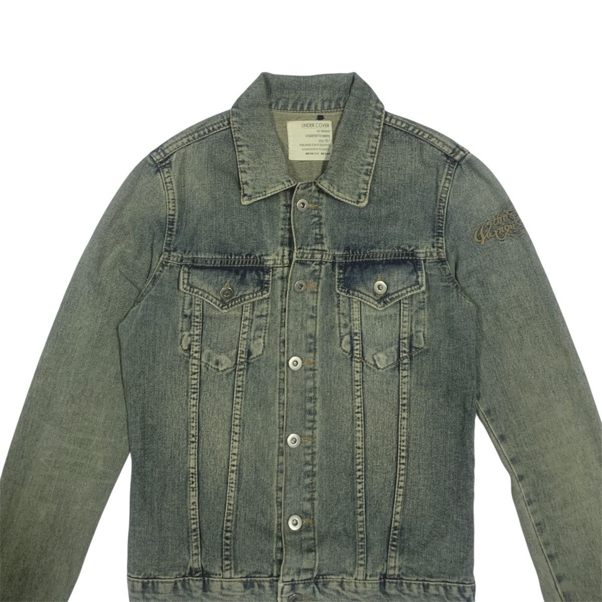 Undercover Vtg Undercover x The Vanquish Washed Denim Jacket Size US S / EU 44-46 / 1 - 2 Thumbnail