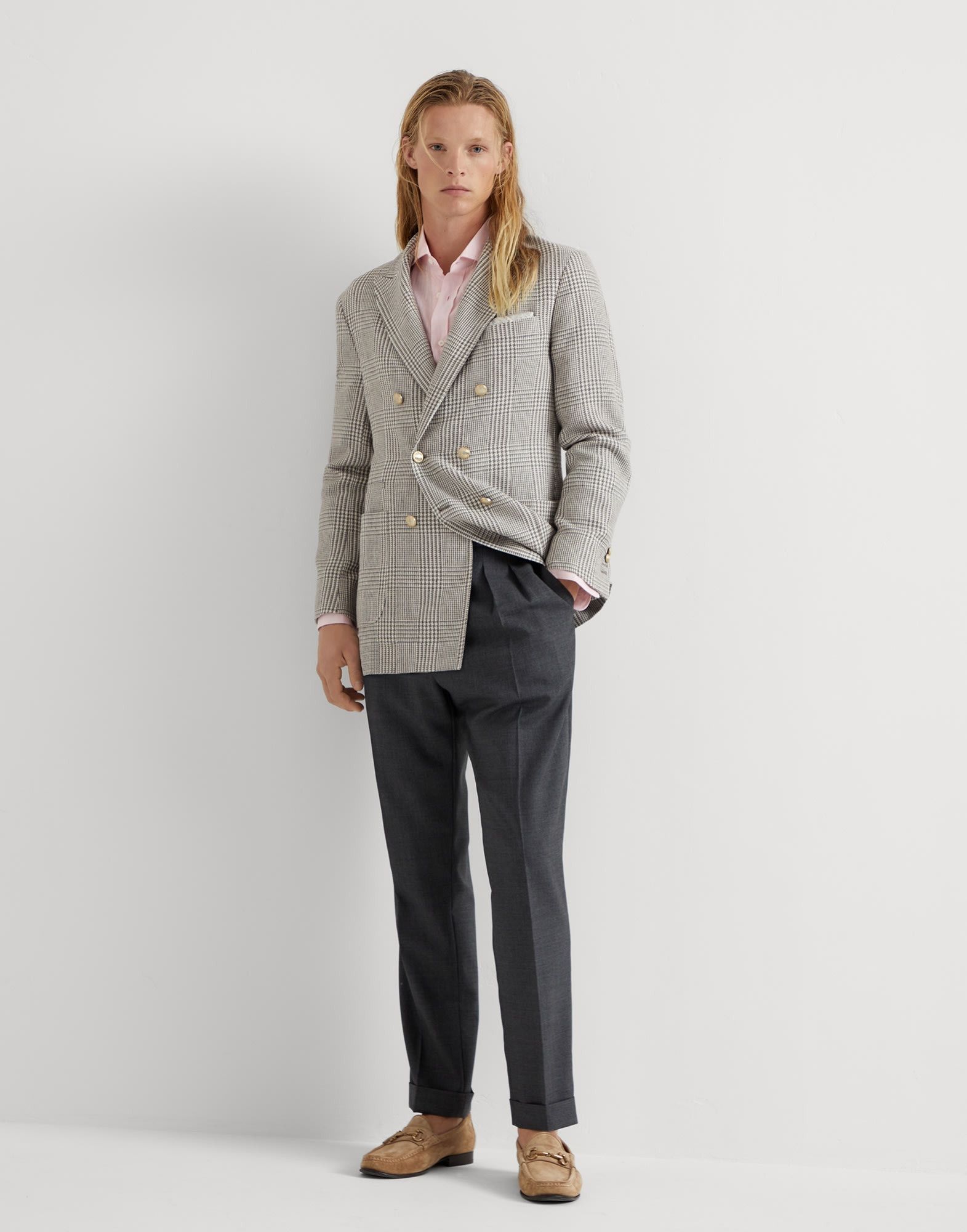 Brunello Cucinelli Suit in Brown Overflow Size US XL / EU 56 / 4 - 1 Thumbnail