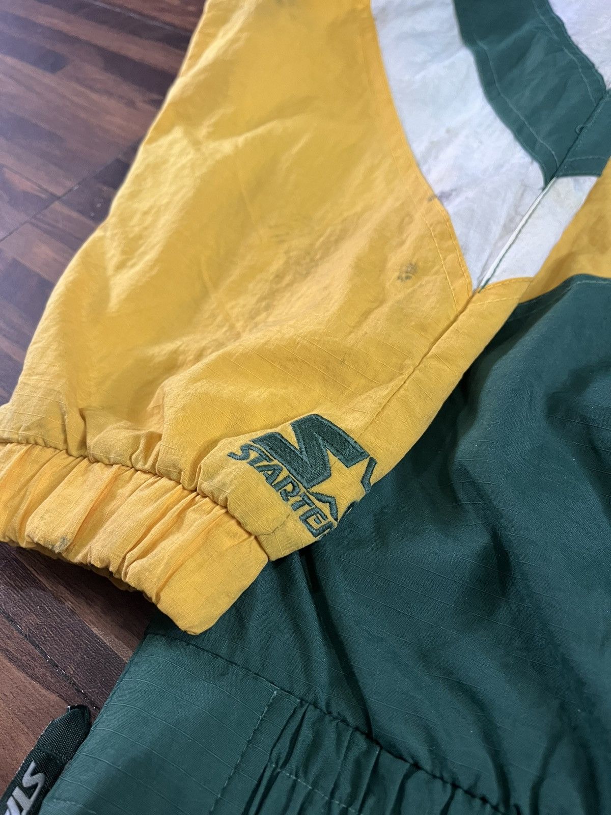 Starter Vintage 90's Starter Seattle Sonics Supersonics Jacket NBA Size US XL / EU 56 / 4 - 9 Thumbnail