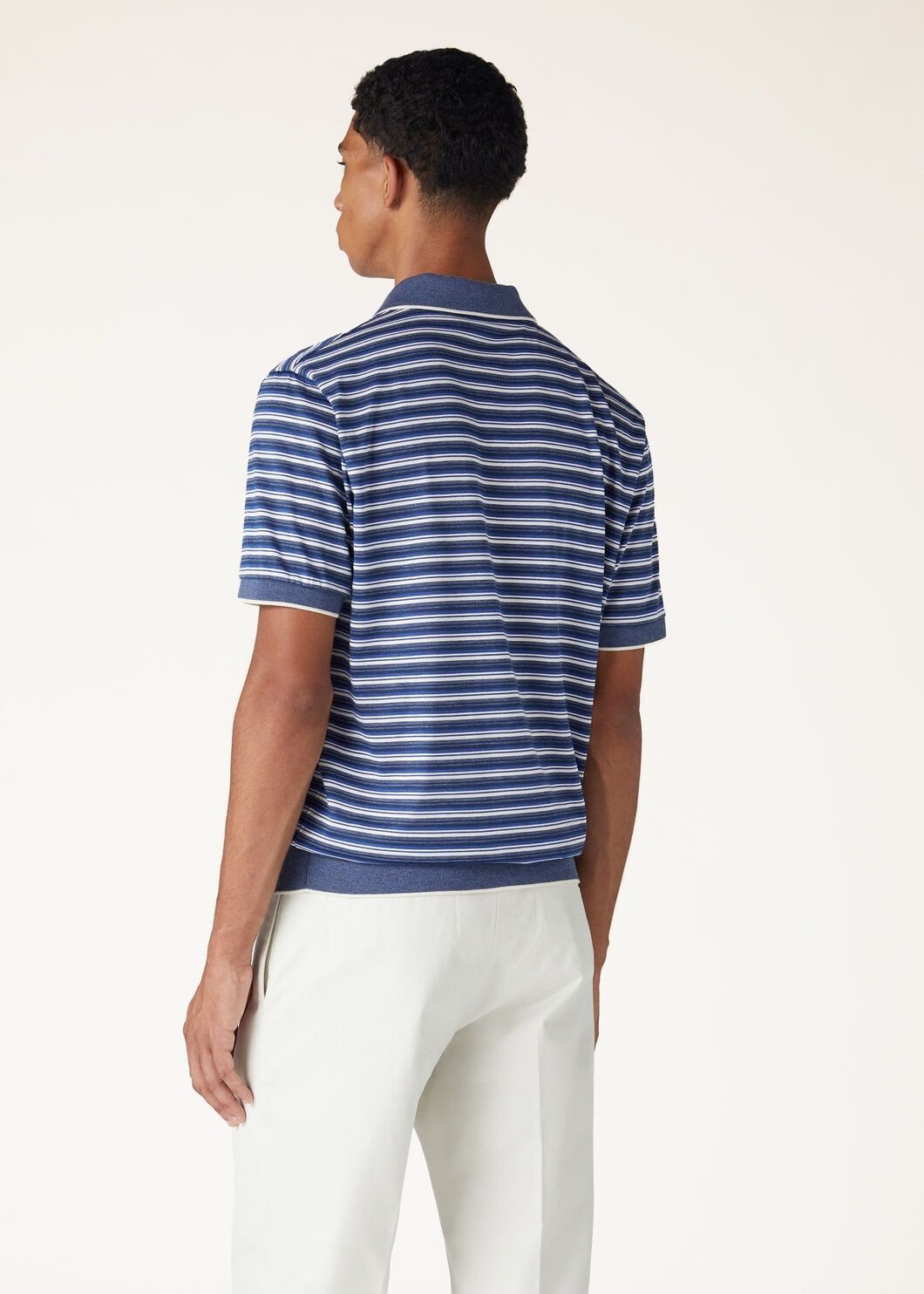 Loro Piana o1w1db10125 FAN8046 Oyashio Polo Shirt in Multicolor Size US M / EU 48-50 / 2 - 3 Thumbnail
