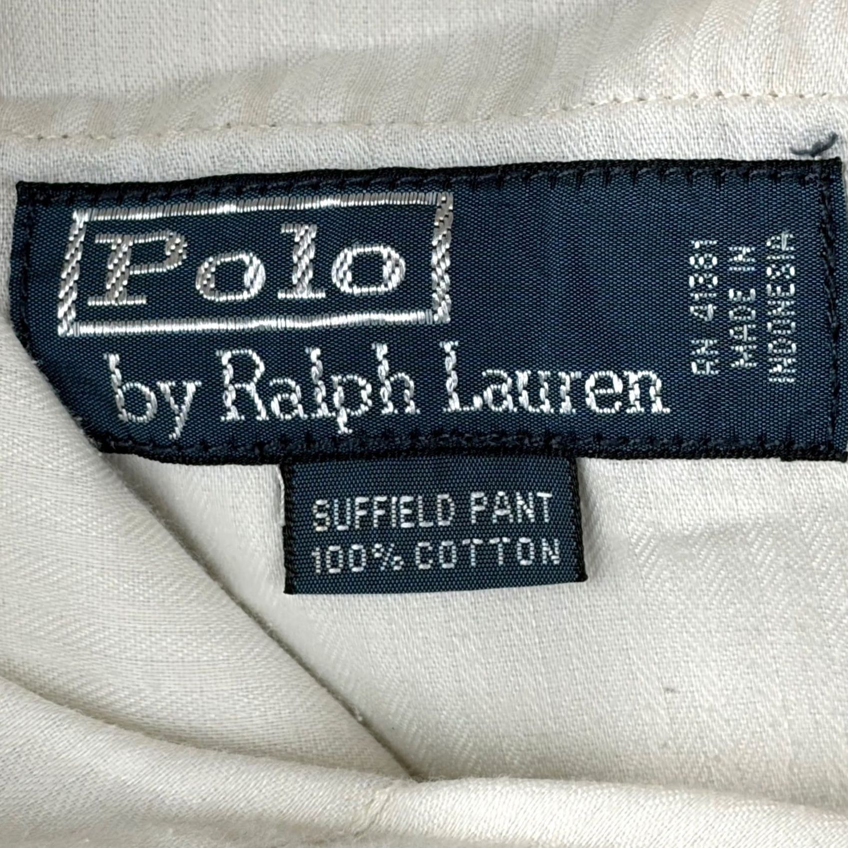 Polo Ralph Lauren Polo Ralph Lauren Suffield Pant Mens 36x32 Tan Khaki Chino Trousers Beige Cotton Slim Straight Pants Size US M / EU 48-50 / 2 - 6 Thumbnail