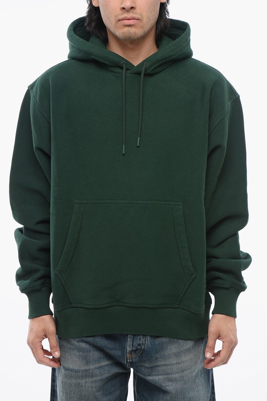 og1mm0325 Cotton Hoodie in Green