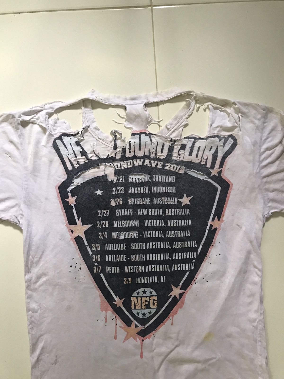 Band Tees × Vintage New Found Glory soundwave 2016 from indonesia Size US L / EU 52-54 / 3 - 3 Thumbnail