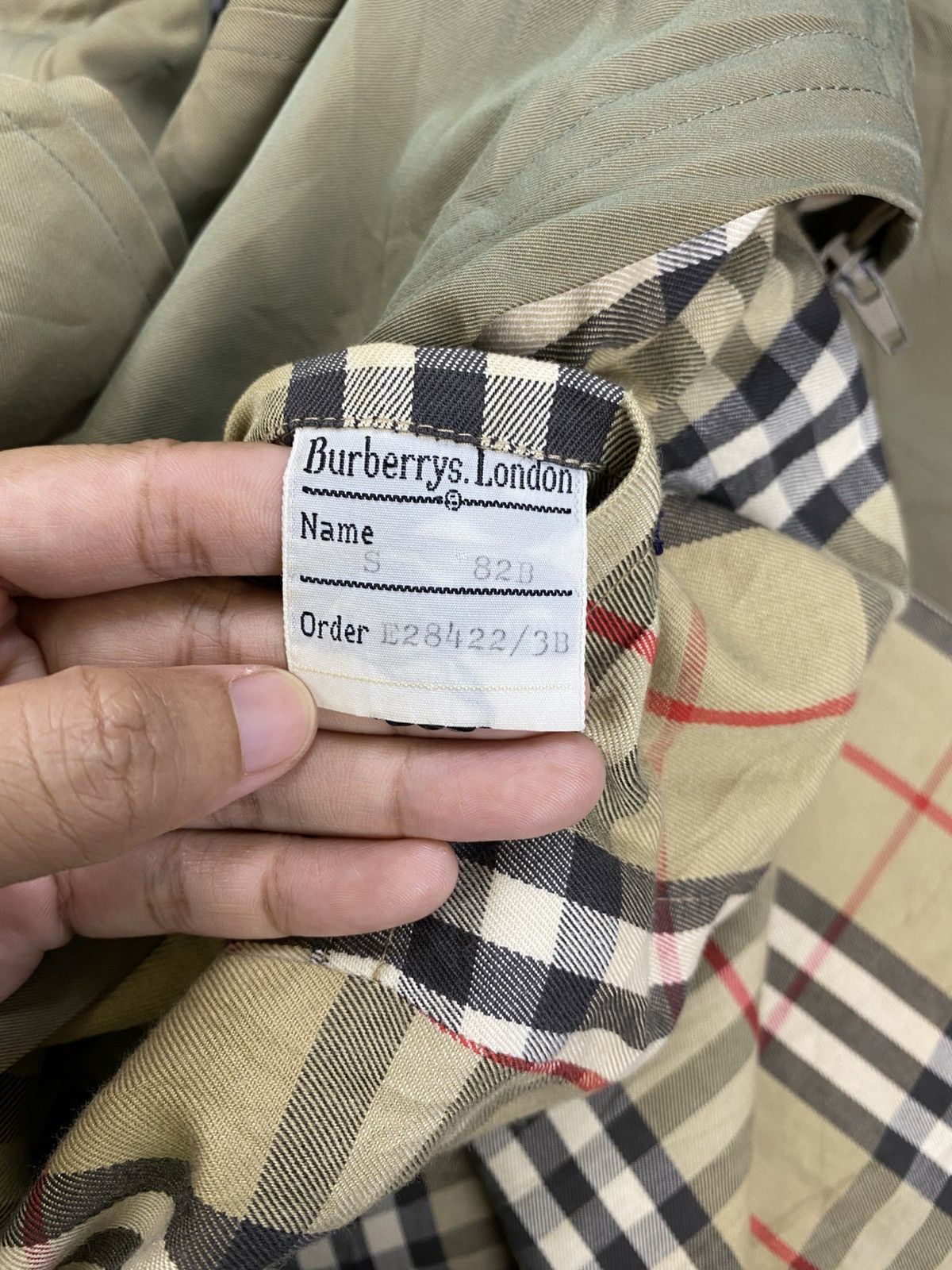 Burberry Vintage Burberrys Nova Checked Trench Coat Jacket Size US M / EU 48-50 / 2 - 11 Thumbnail