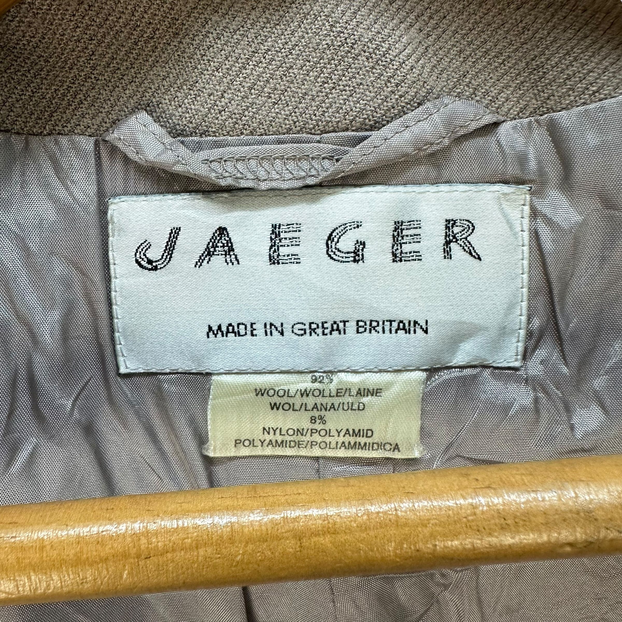Jaeger Vintage Classic JAEGER Wool Button Coat Jacket #A80-1924 Size L / US 10 / IT 46 - 7 Thumbnail