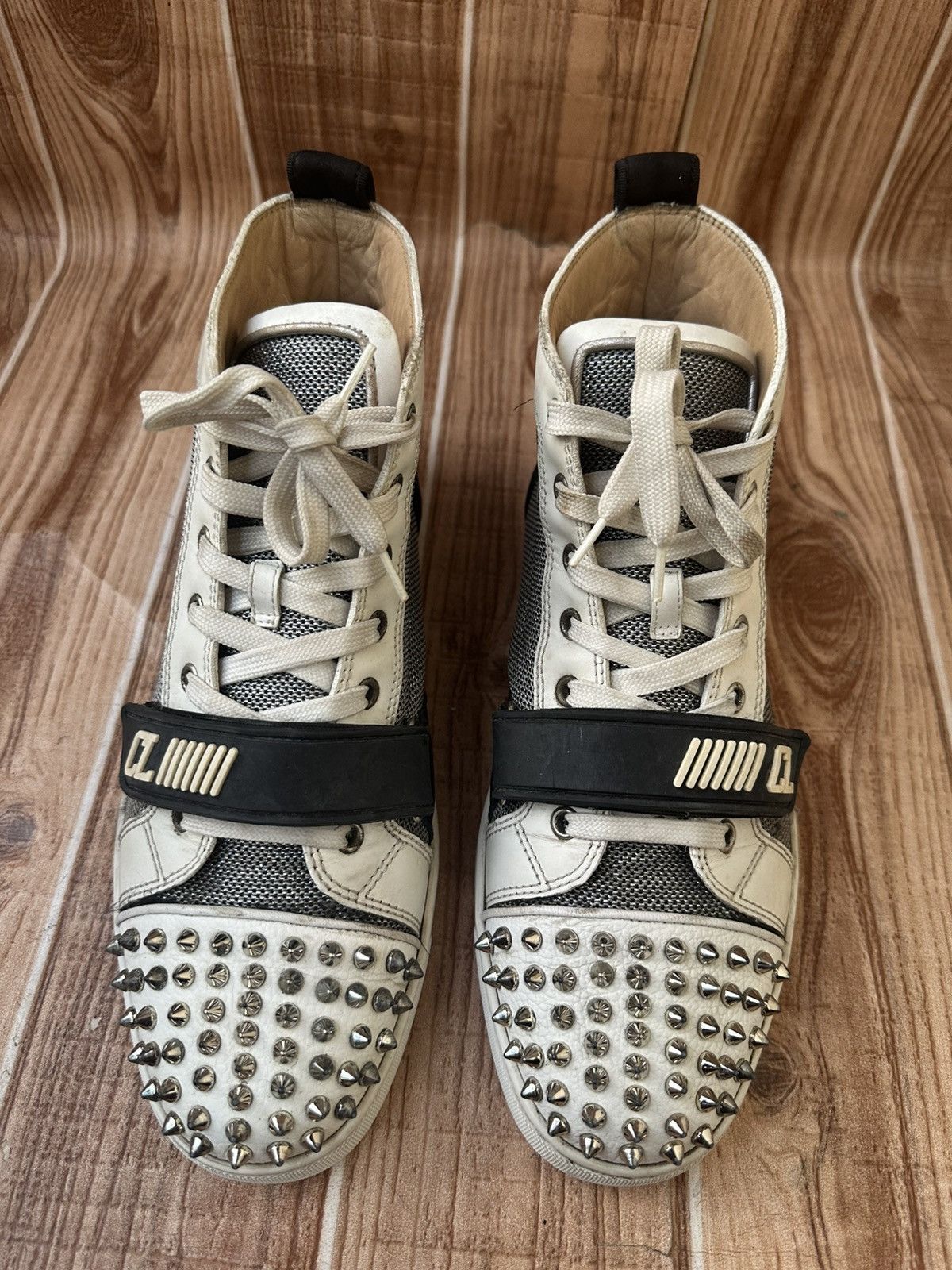 Christian Louboutin Christian Louboutin Louis Orlato Spikes High Top w/Straps Size US 9 / EU 42 - 5 Thumbnail
