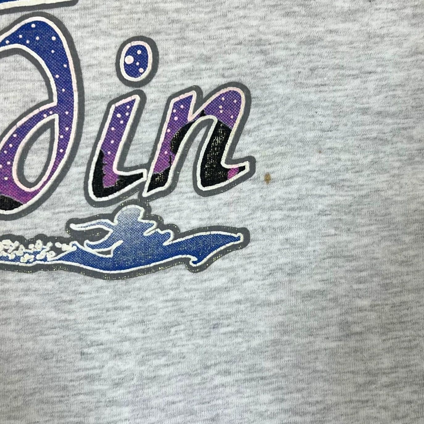 Other Vintage THE NEW ALADDIN Hotel & Casino Souvenir Single Stitch T-Shirt Large XL Graphic Grey Mens Shirt Size US XL / EU 56 / 4 - 4 Thumbnail