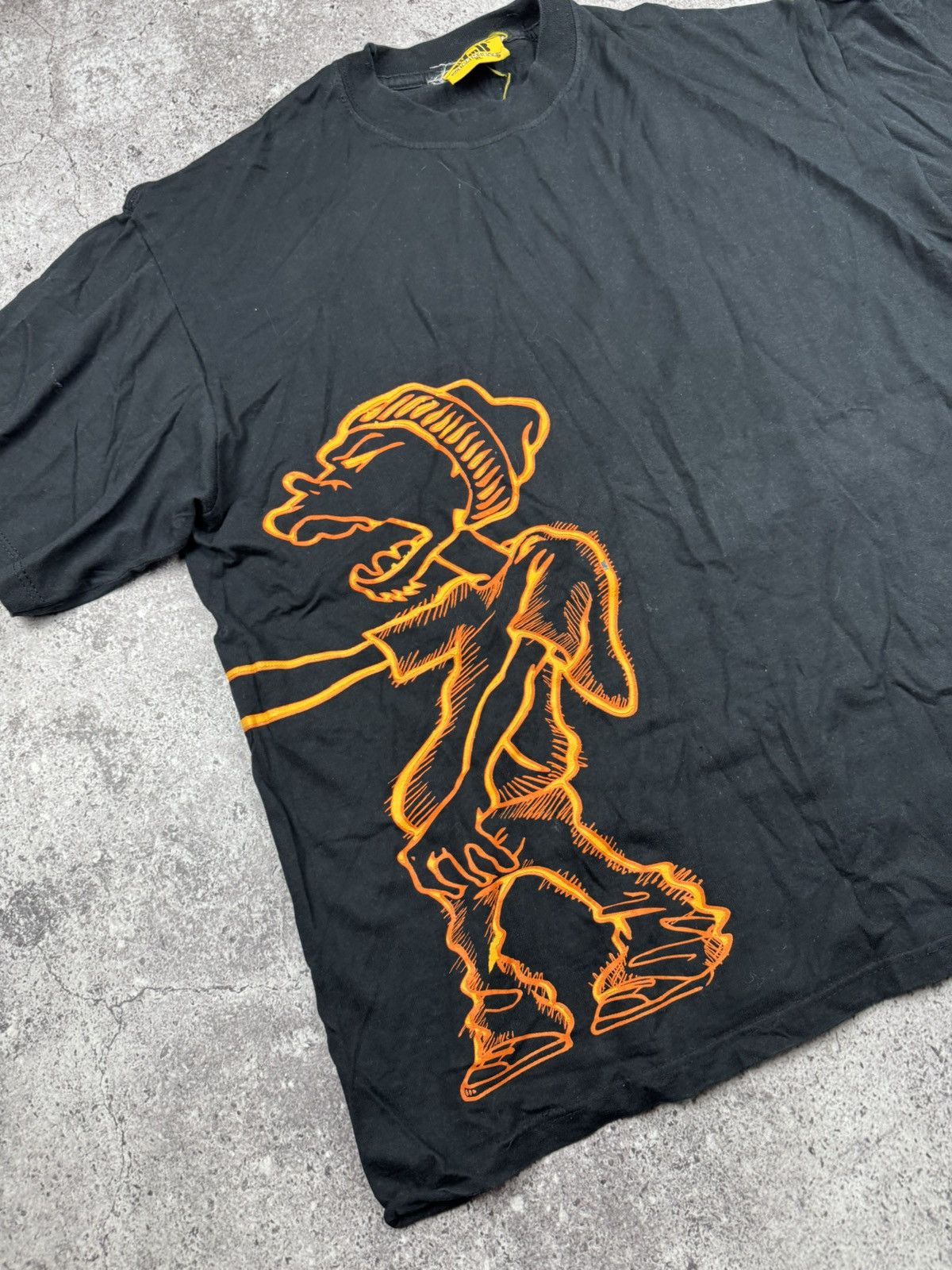 JNCO × Vintage Vintage 90’s JNCO Style OG Fire Fuck Skategang baggy shirt Size US XL / EU 56 / 4 - 2 Thumbnail