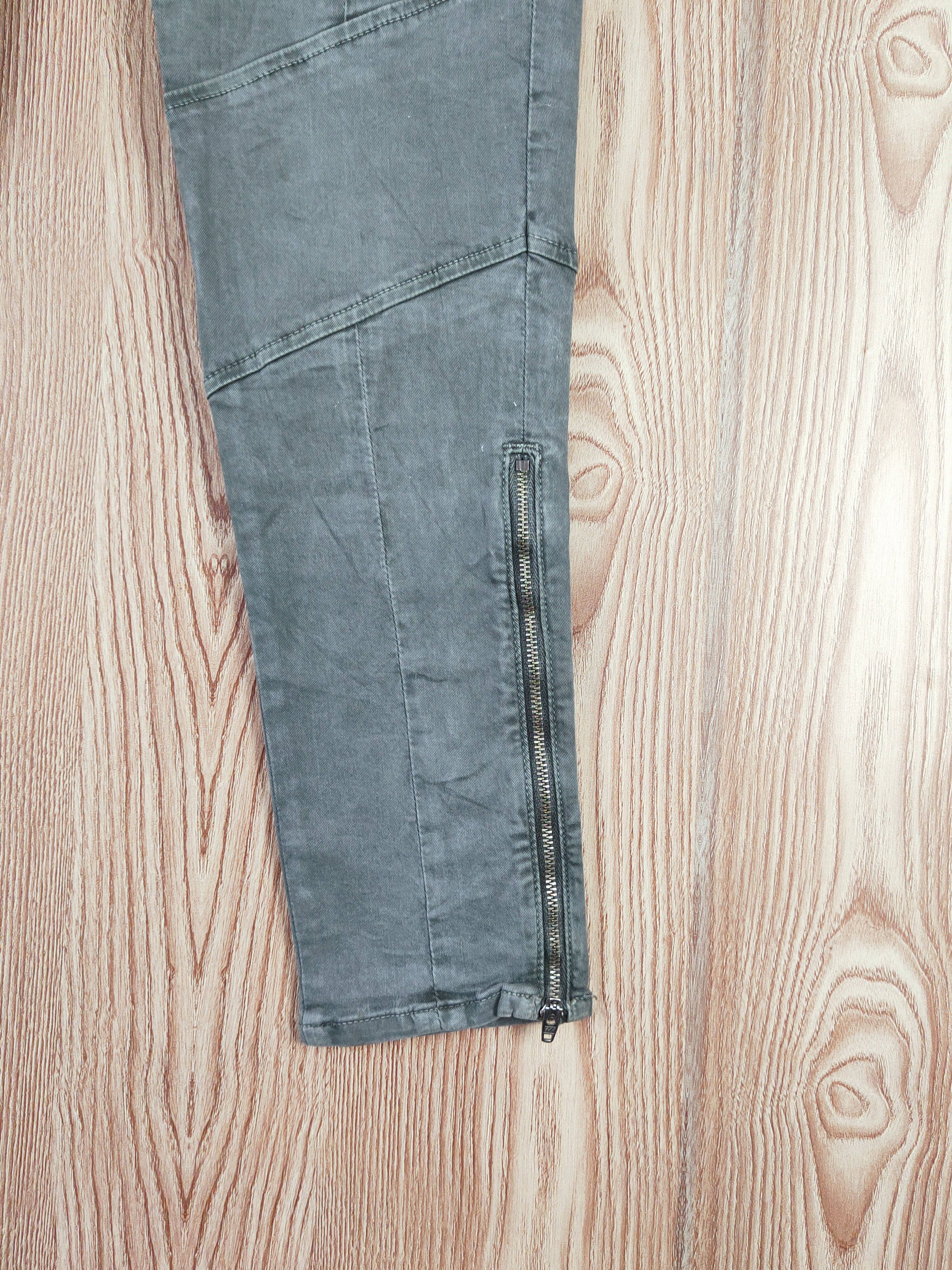 Japanese Brand J Brand Green Multipocket Tactical Cargo Pants #W371 Size 25" / US 0 / IT 36 - 7 Thumbnail