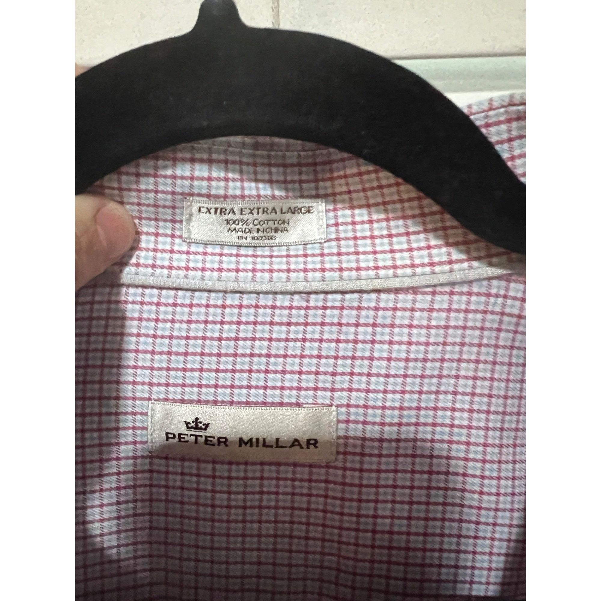 Peter Millar Peter Millar 100% Cotton Long Sleeve Button Up Shirt - Size Size US XXL / EU 58 / 5 - 2 Thumbnail