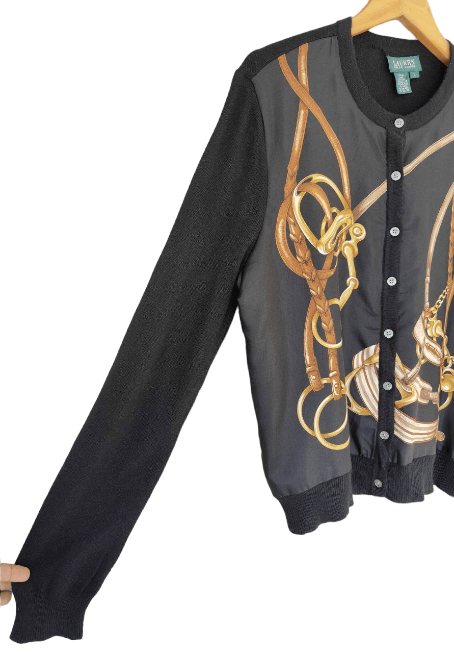 Polo Ralph Lauren Ralph Lauren Silk Cardigan Size L / US 10 / IT 46 - 3 Thumbnail