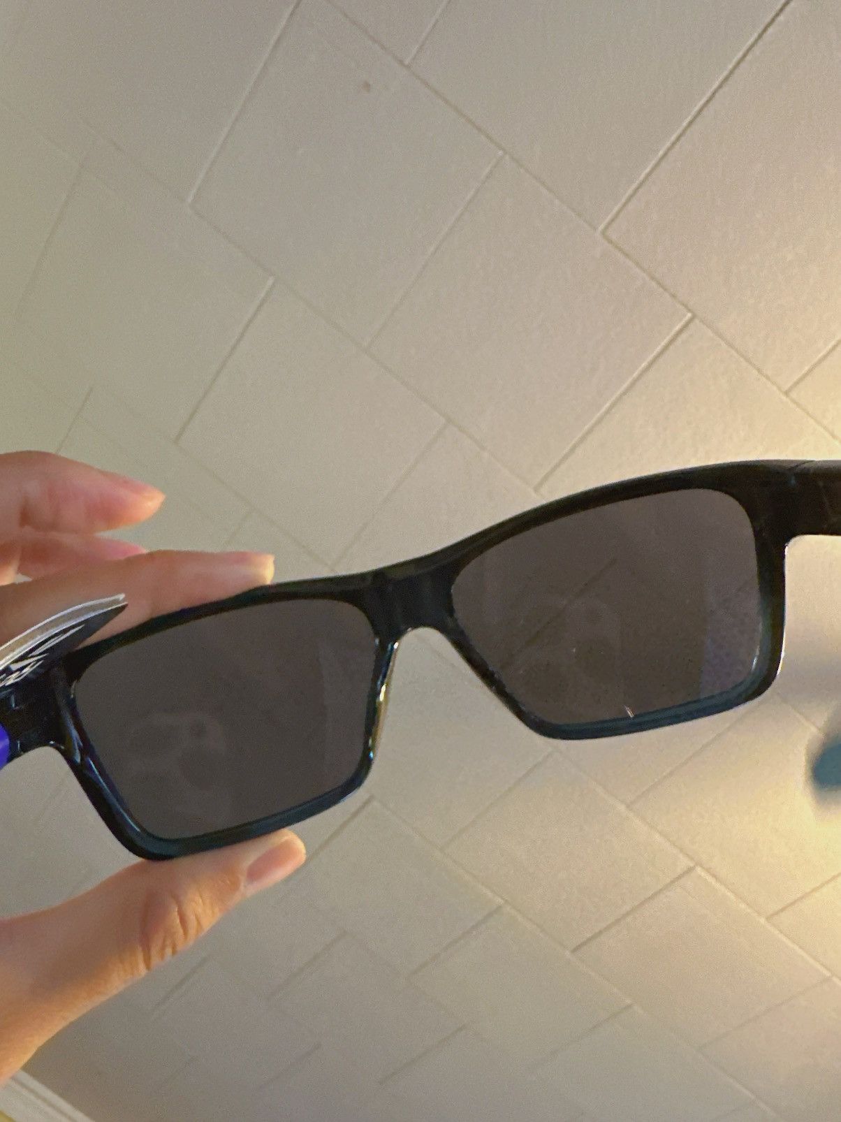 Reebok Reebok sunglasses Silicone black frame grey blue reflective Size ONE SIZE - 9 Thumbnail