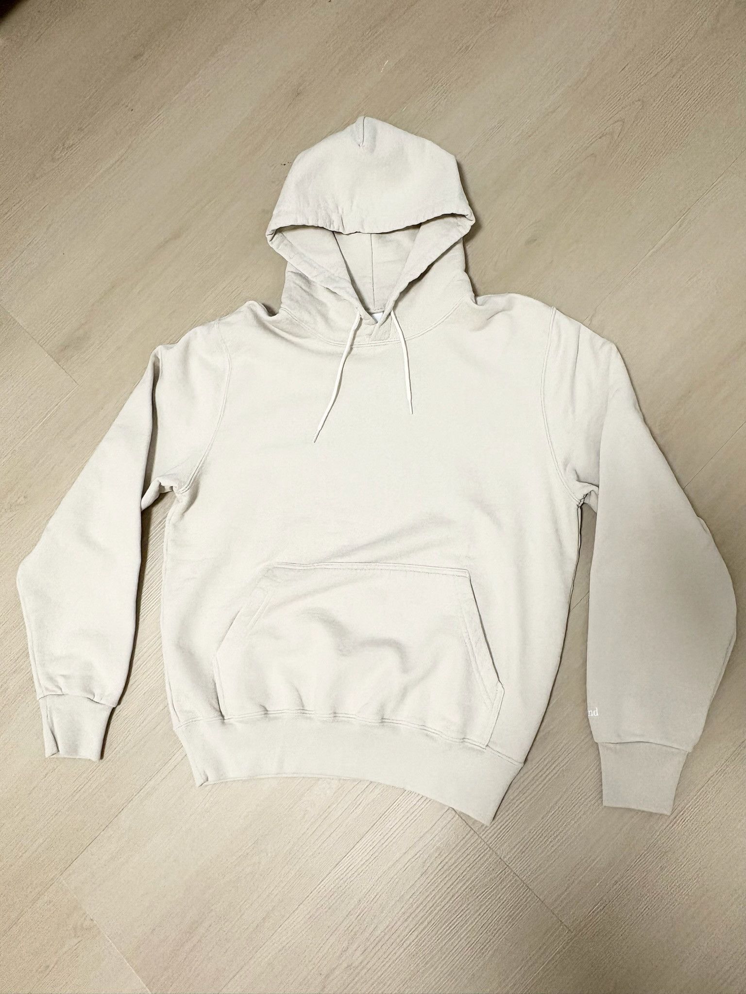 JJJJound JJJJound J90 Hooded sweatshirt in Oatmeal beige Size US M / EU 48-50 / 2 - 1 Thumbnail