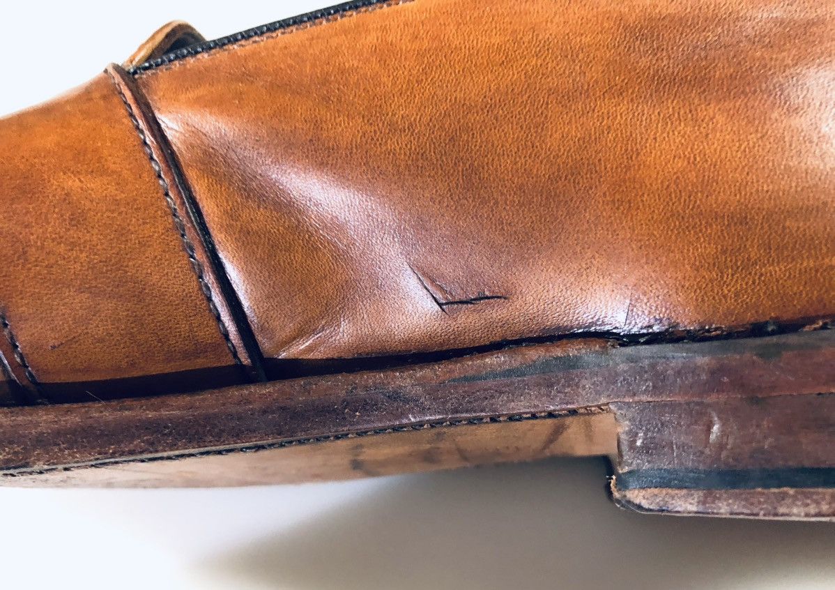 Allen Edmonds AE 🇺🇸 Tobacco Brown Leather Raised Seam Penny Loafer 12 D Size US 12 / EU 45 - 8 Thumbnail