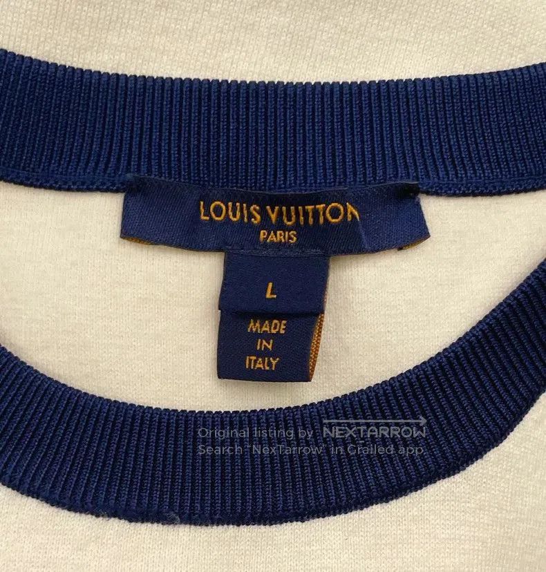 Louis Vuitton LV Navy Red Stripe Sleeveless Knit. Size US L / EU 52-54 / 3 - 6 Thumbnail