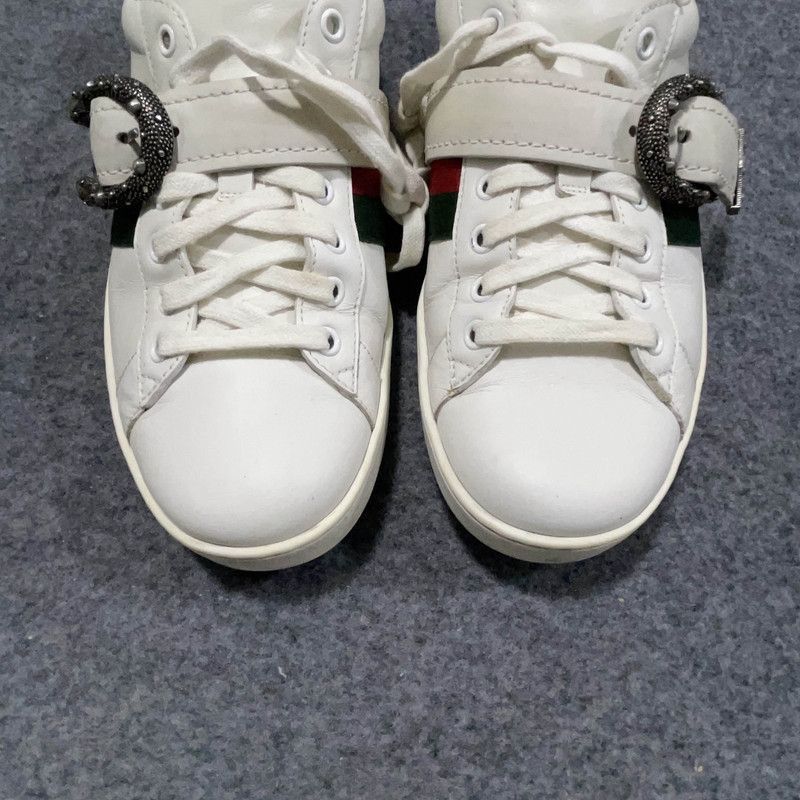 Gucci Gucci Leather Casual Fashion Sneakers -2508 Size US 9.5 / EU 42-43 - 5 Thumbnail