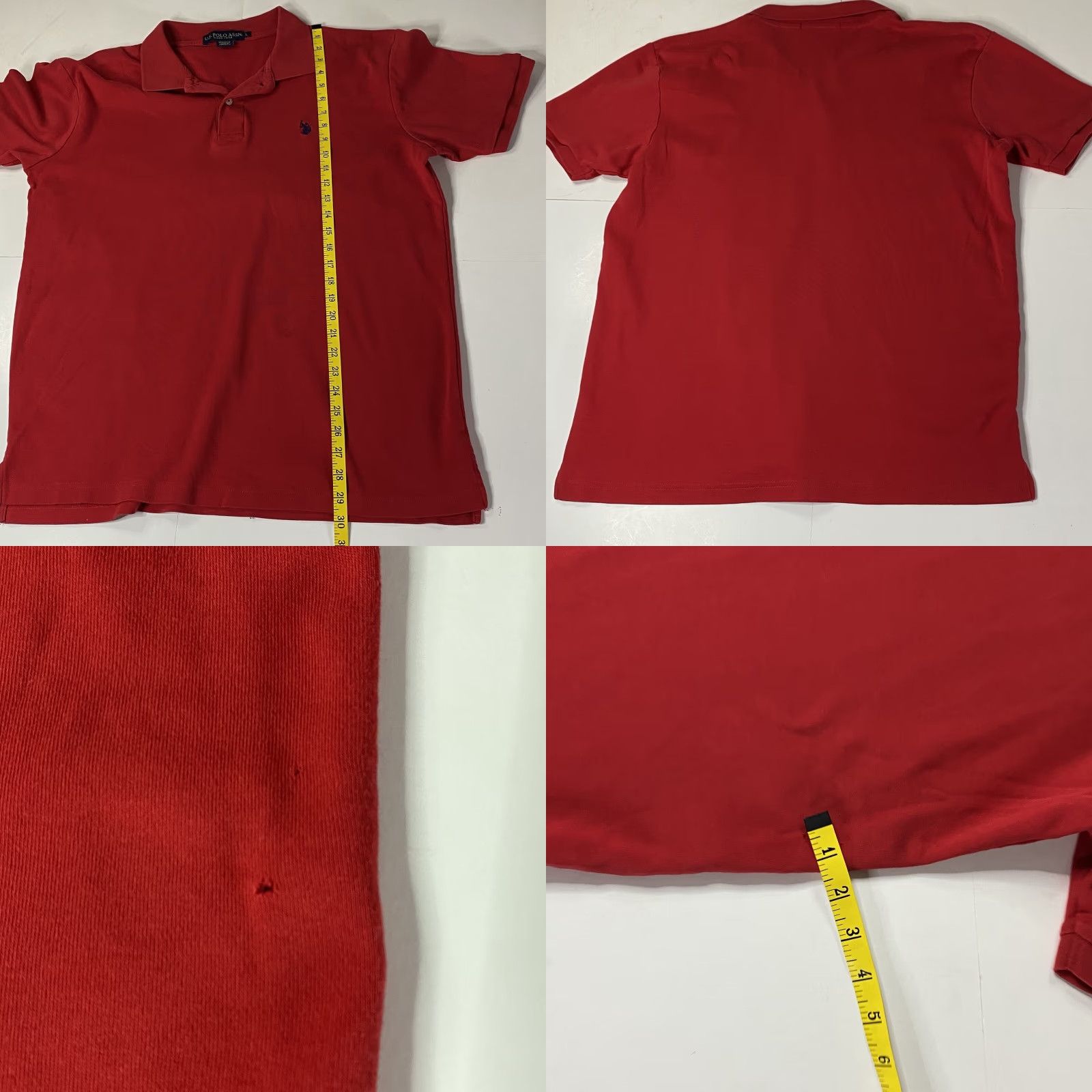 U.S. Polo Assn. U.S. Polo Assn. Polo Short Sleeve Shirt Men's Size Large Red Size US L / EU 52-54 / 3 - 9 Thumbnail