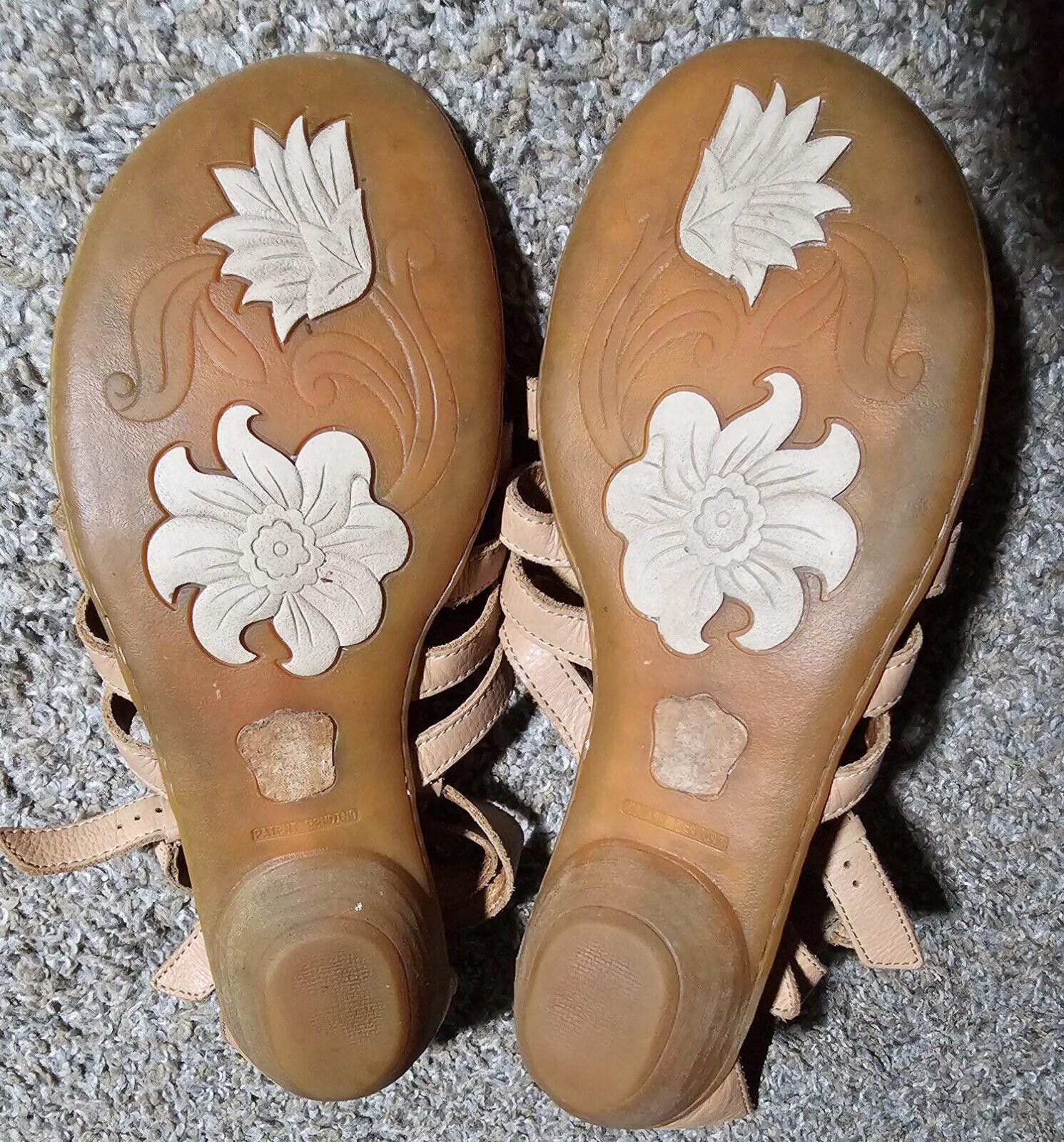 Designer B.O.C. Born 9 Gladiator Straps Leather Sandals Casual Size US 9 / IT 39 - 6 Thumbnail