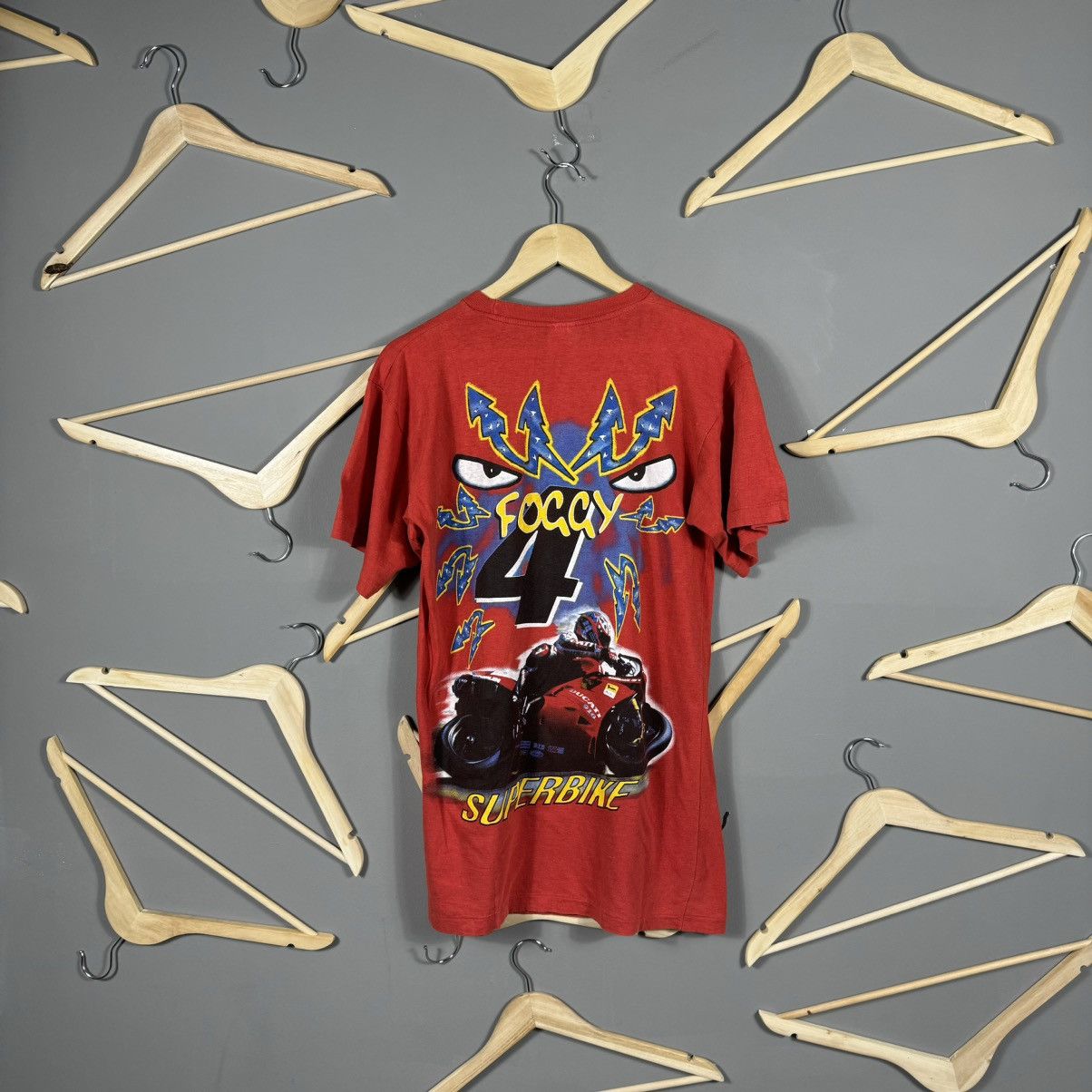 Ducati Vintage Ducati Shark Foggy Sportbike T-shirt Size US L / EU 52-54 / 3 - 2 Thumbnail