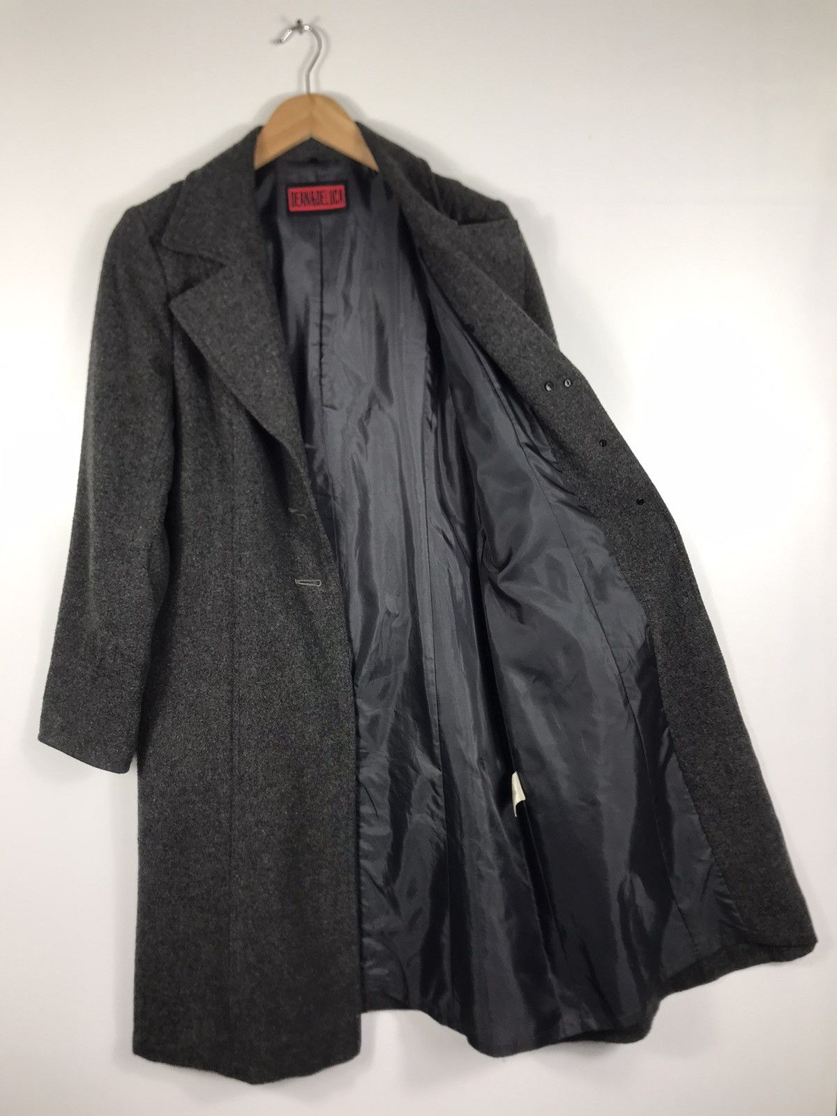 Japanese Brand ⚡️Vintage Dean & Deluca Wool Button Long Coat Jacket Size S / US 4 / IT 40 - 8 Thumbnail