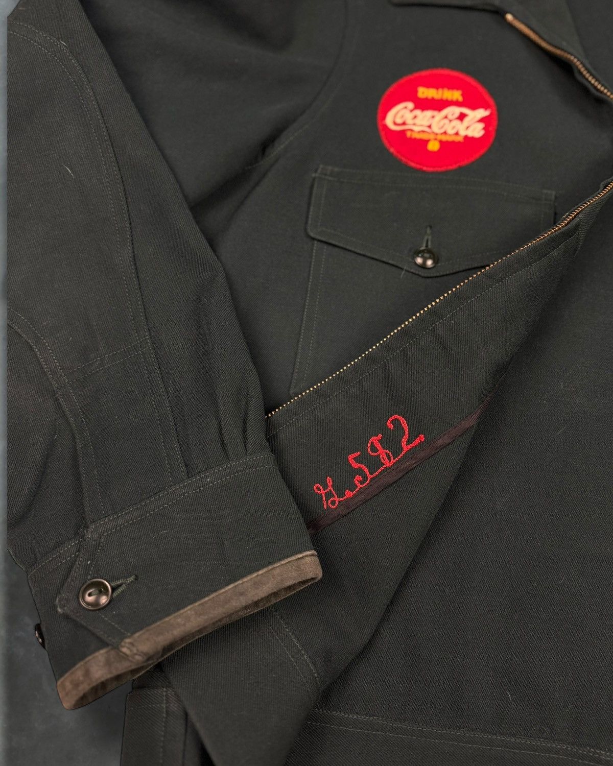 Coca Cola ‘50s Coca-Cola Talon Zip Delivery Driver Jacket Sz. L Size US XL / EU 56 / 4 - 4 Thumbnail