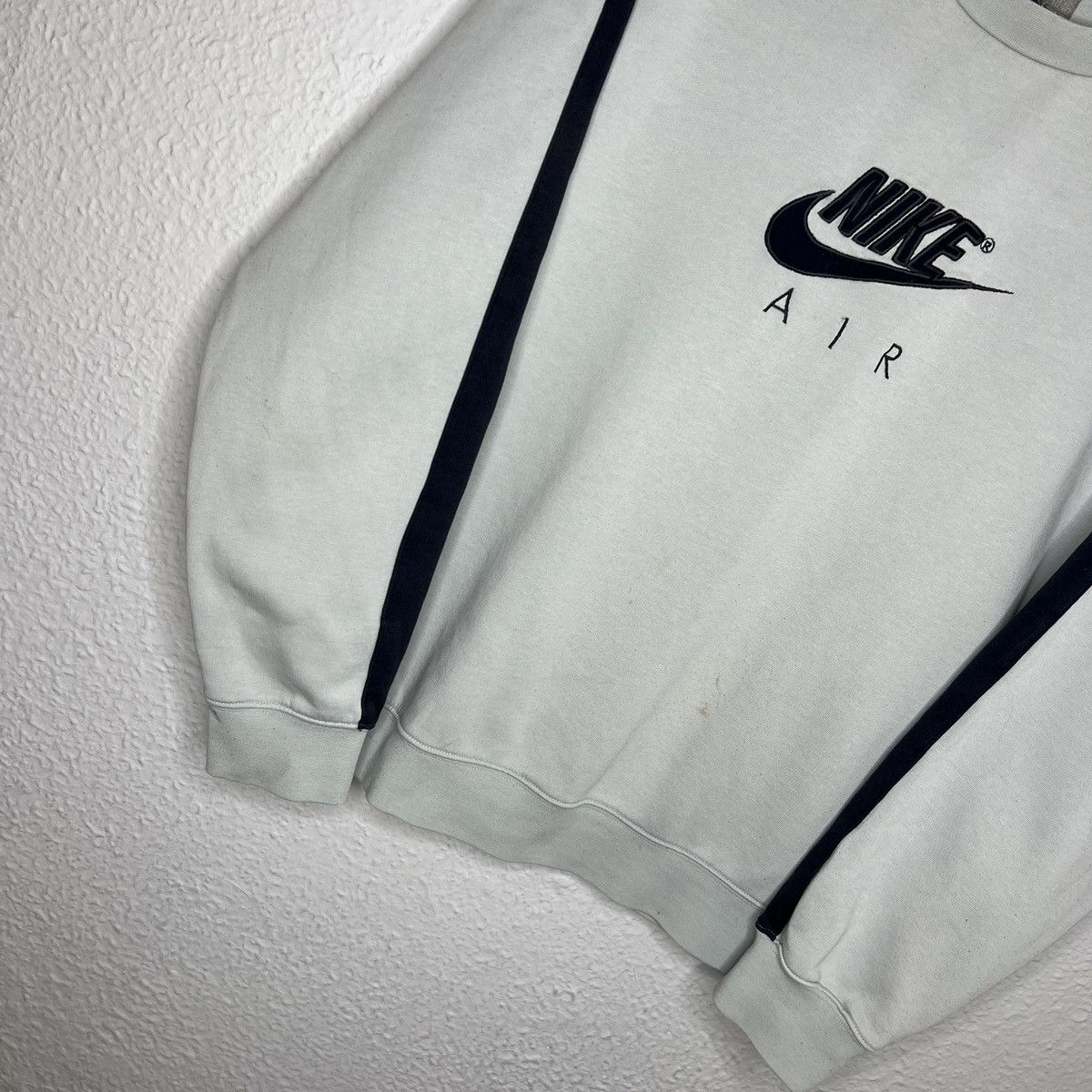 Nike Vintage Nike Sweatshirt Grey Big Spellout Logo 90s 00s Y2K Size US XL / EU 56 / 4 - 2 Thumbnail