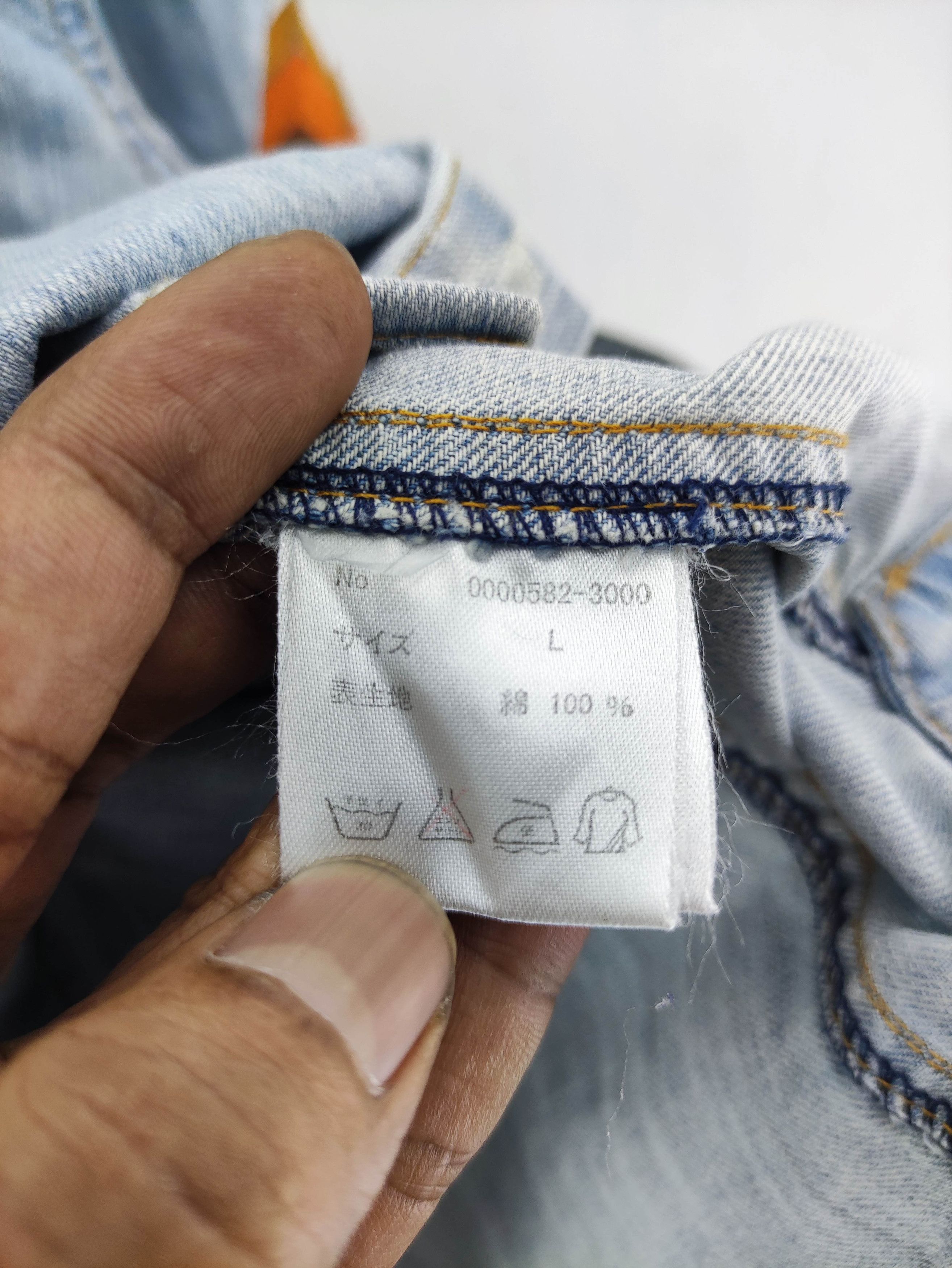 Japanese Brand Vintage Geronimo Denim Snap Button Embroidery Logo Size M / US 6-8 / IT 42-44 - 4 Thumbnail