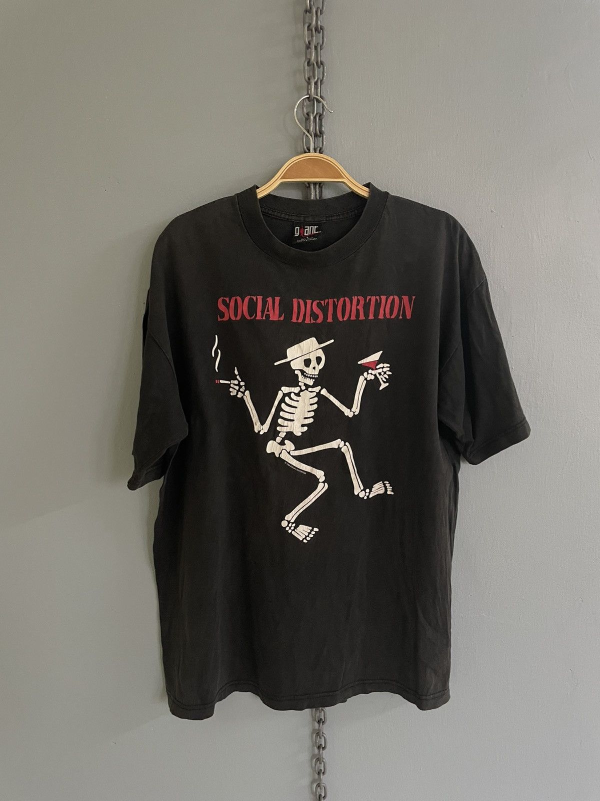 Band Tees Vintage 90s Social Distortion punk band Joey Ramones style Size US L / EU 52-54 / 3 - 1 Thumbnail