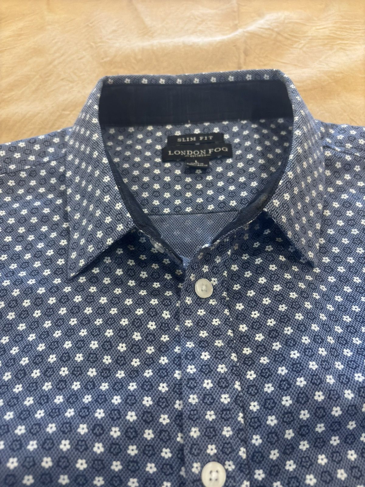 London Fog Casual shirt.ms-15 Size US L / EU 52-54 / 3 - 8 Thumbnail