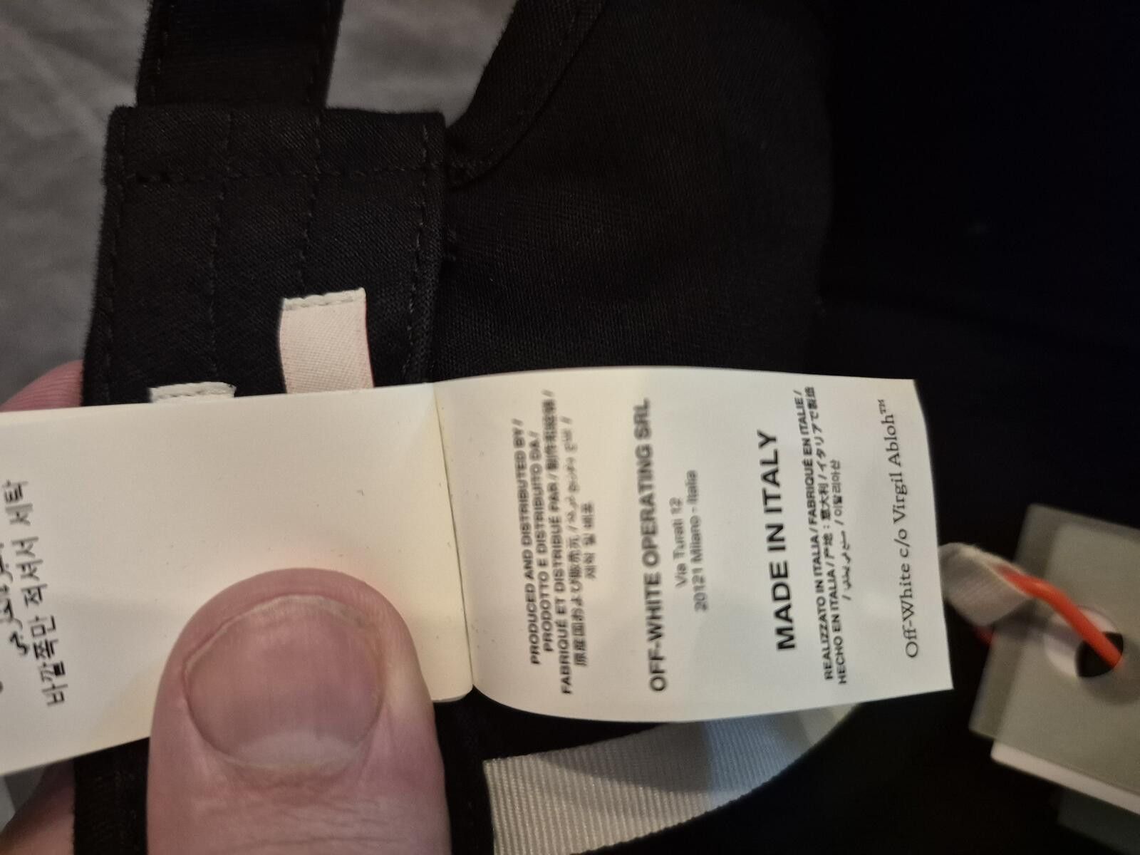 Off-White Off-White Arrow Adjustable Baseball Cap Size ONE SIZE - 9 Thumbnail