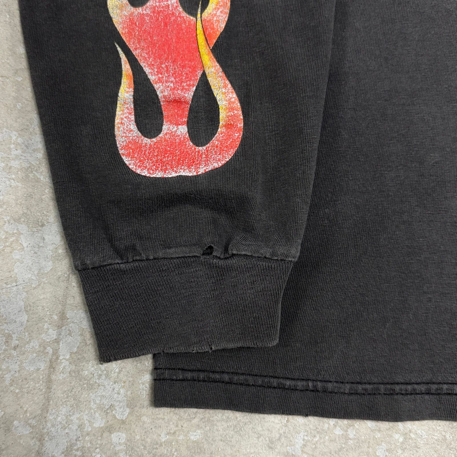 Harley Davidson Vintage Harley Davidson Flame Longsleeve Size US XL / EU 56 / 4 - 5 Thumbnail