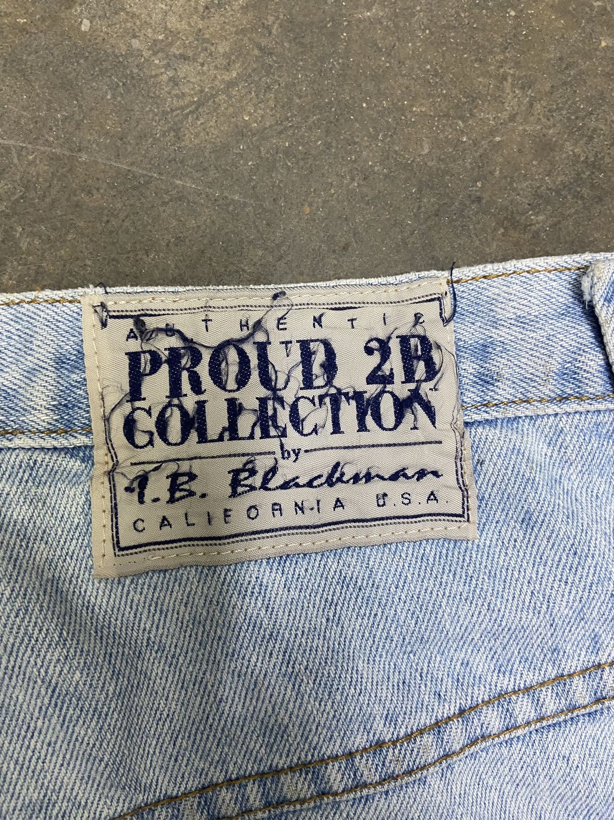 Other 🔥 Vintage y2k IB Blackman jeans made in usa Size US 32 / EU 48 - 4 Thumbnail