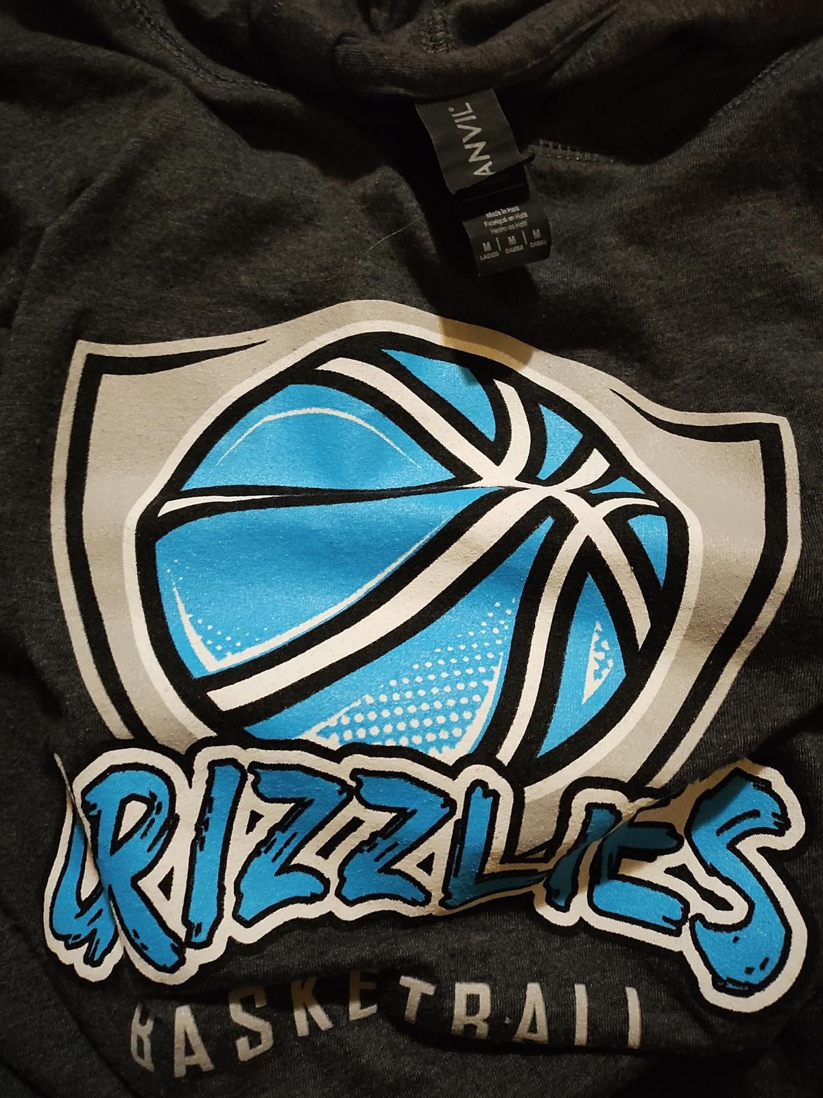 Anvil Memphis Grizzlies Boys Medium Hoodie Size US M / EU 48-50 / 2 - 6 Thumbnail