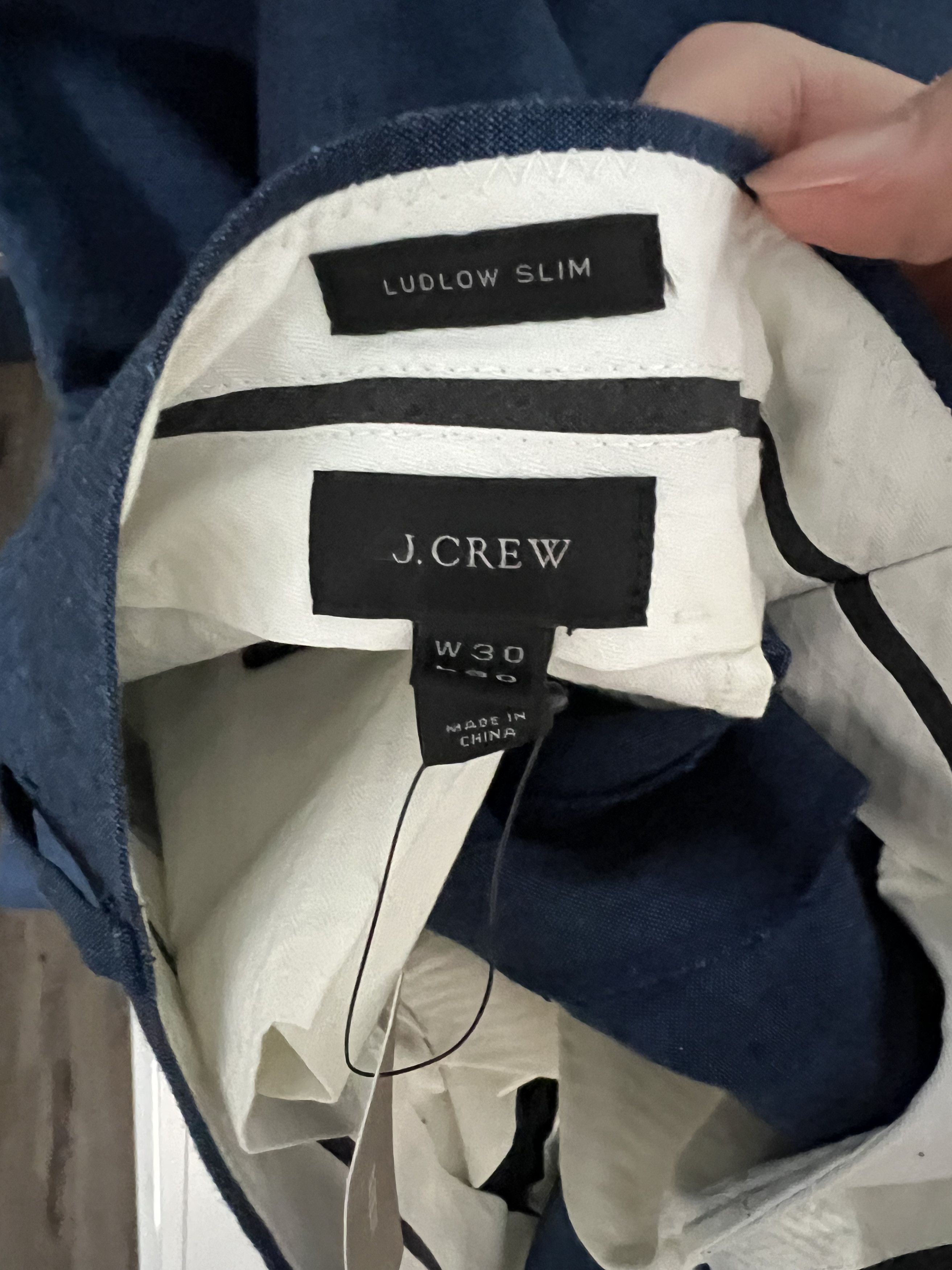 J.Crew Ludlow Linen Slim Pants Size US 30 / EU 46 - 4 Thumbnail