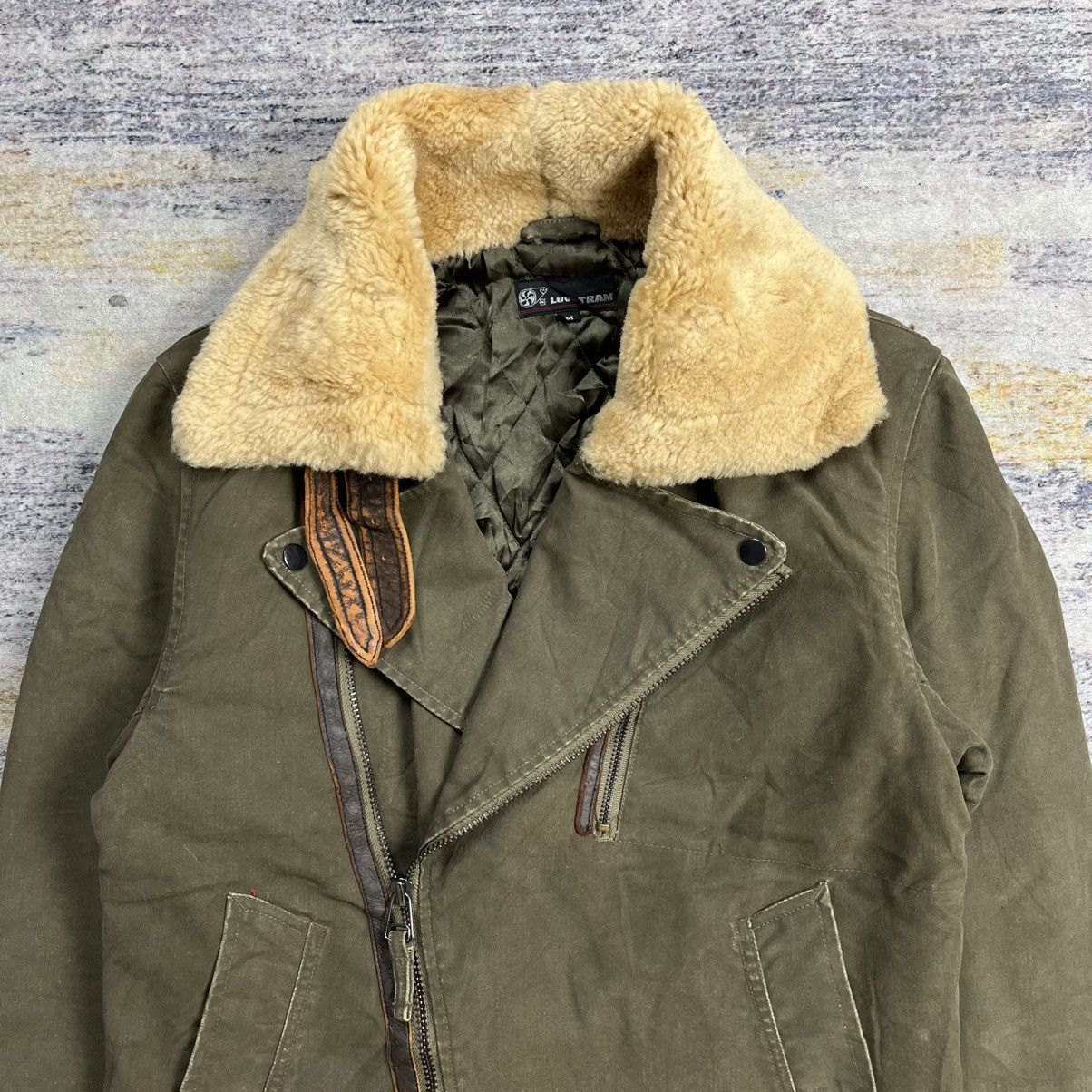 Tornado Mart Luva Tram double rider jacket mix leather Size US M / EU 48-50 / 2 - 7 Thumbnail