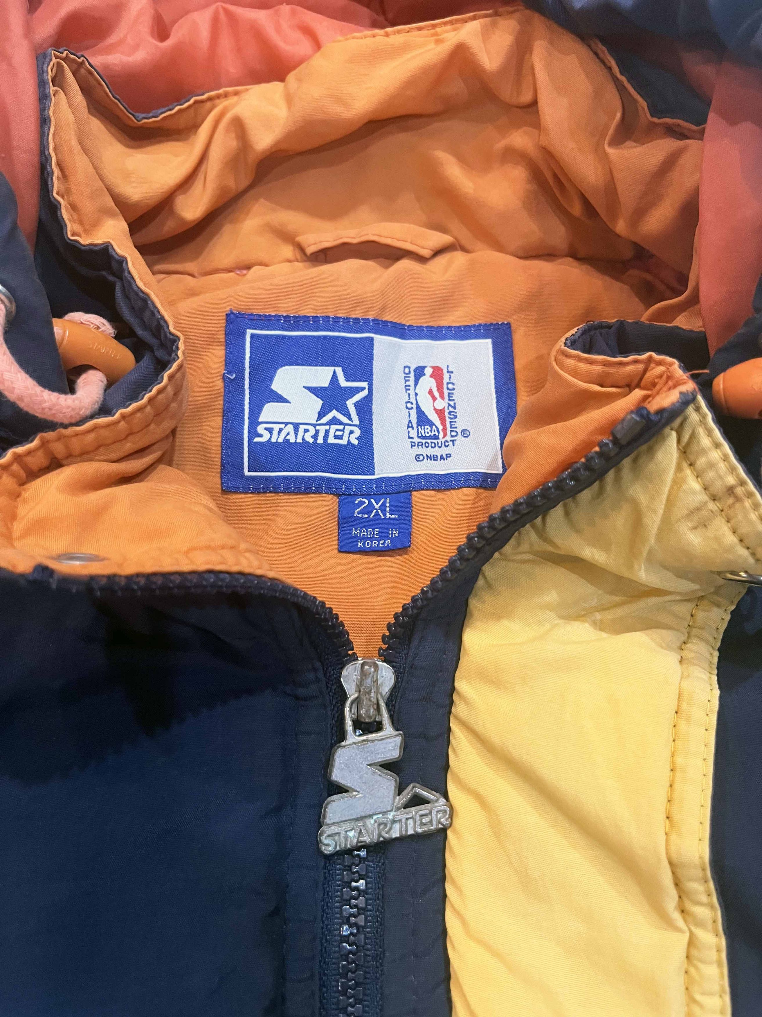 NBA × Starter × Vintage Vintage Starter NBA Golden State Warriors Full Zip Jacket Size US XXL / EU 58 / 5 - 3 Thumbnail